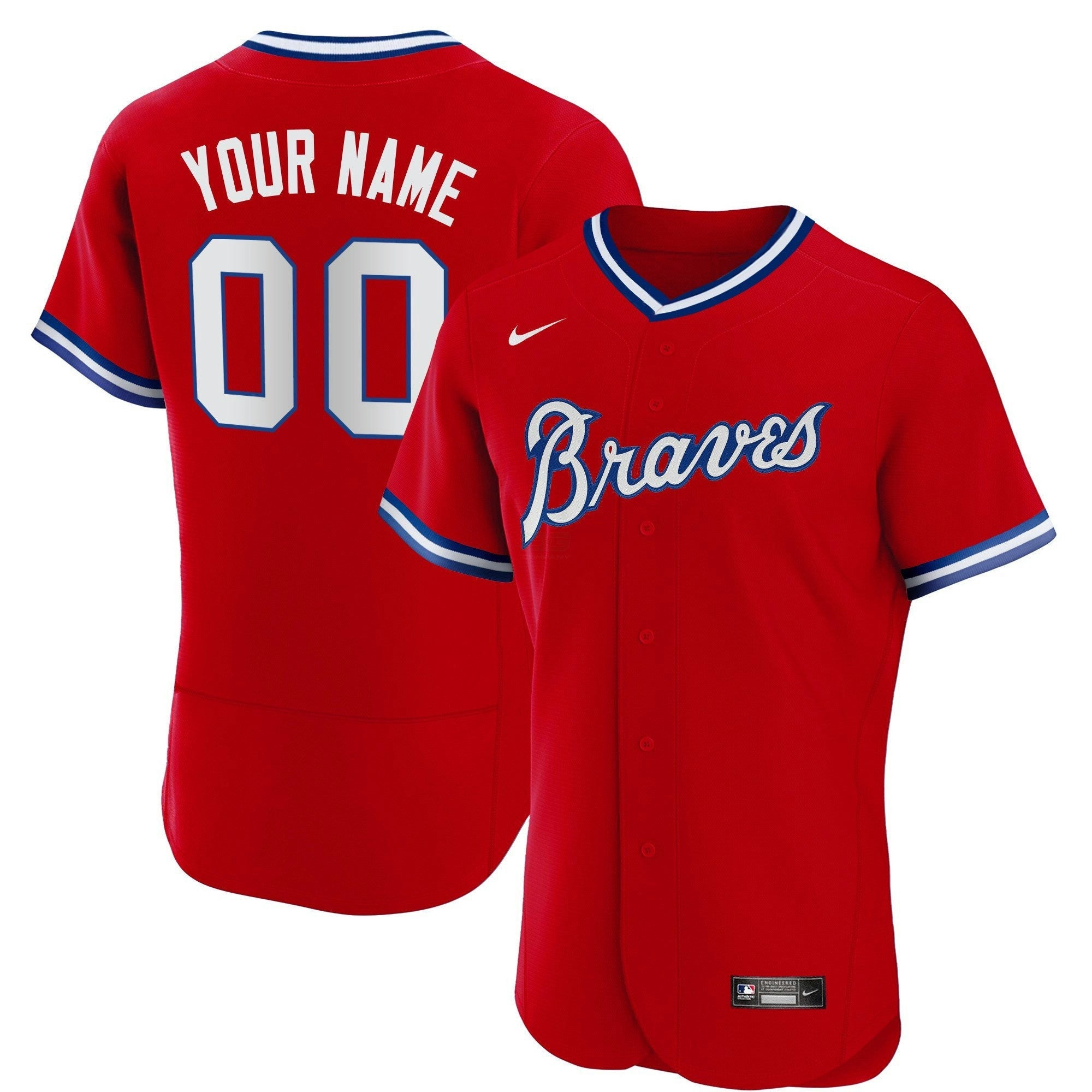 Camisa MLB Atlanta Throwback 1974 – 1982 Jersey