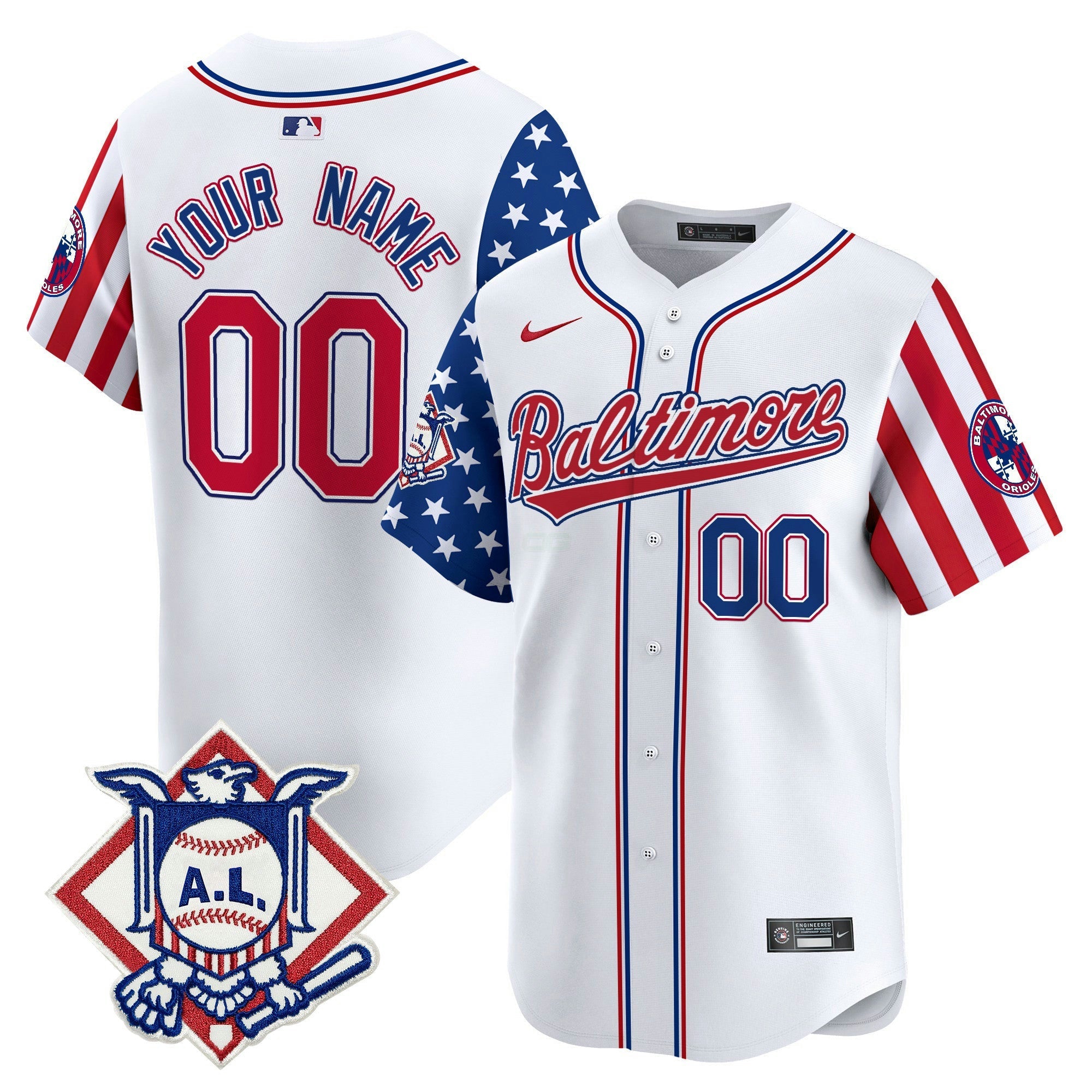 Camisa MLB Baltimore 2024 Fourth of July Vapor Premier Limited Jersey