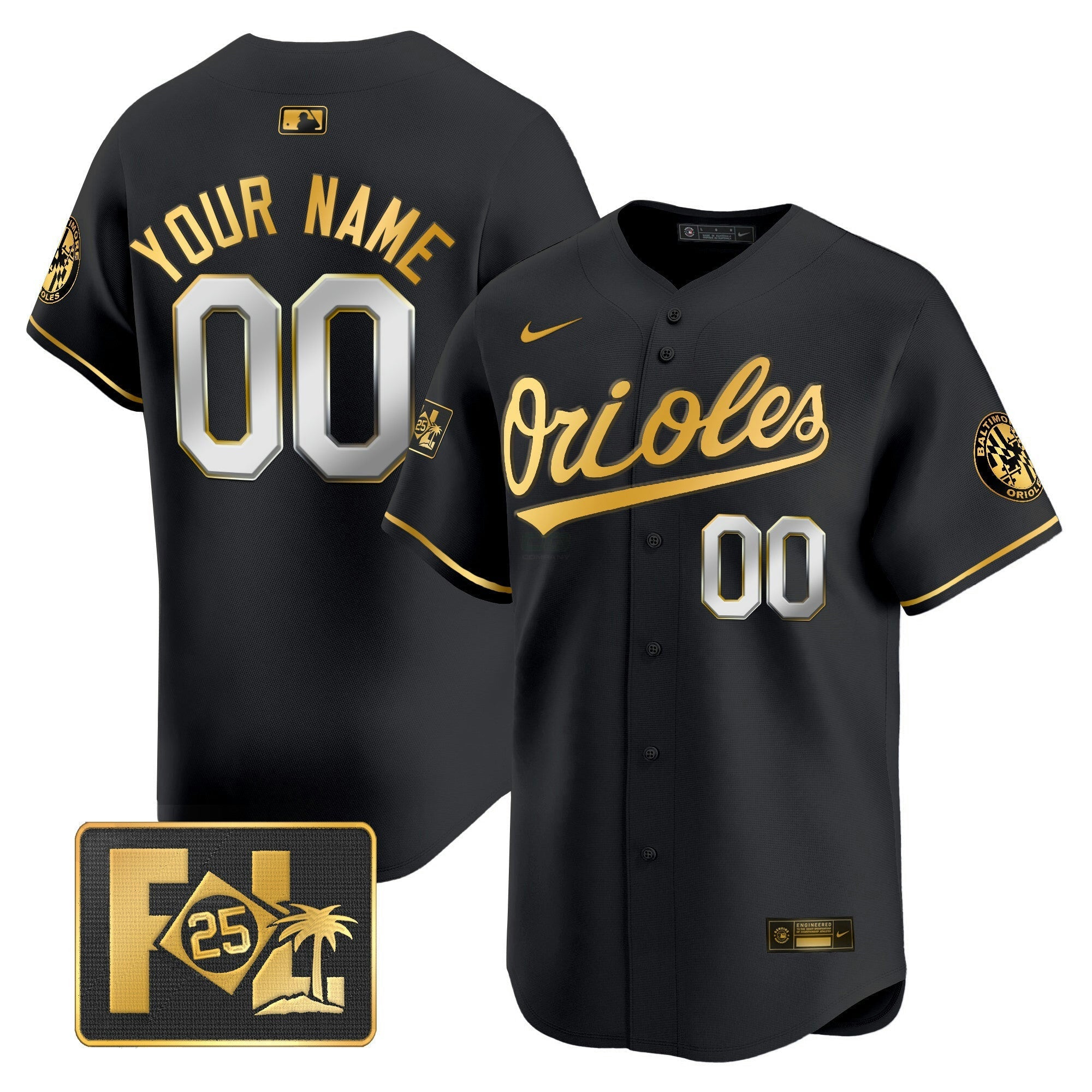 Camisa MLB Baltimore 2025 Spring Training Patch Vapor Premier Limited Jersey