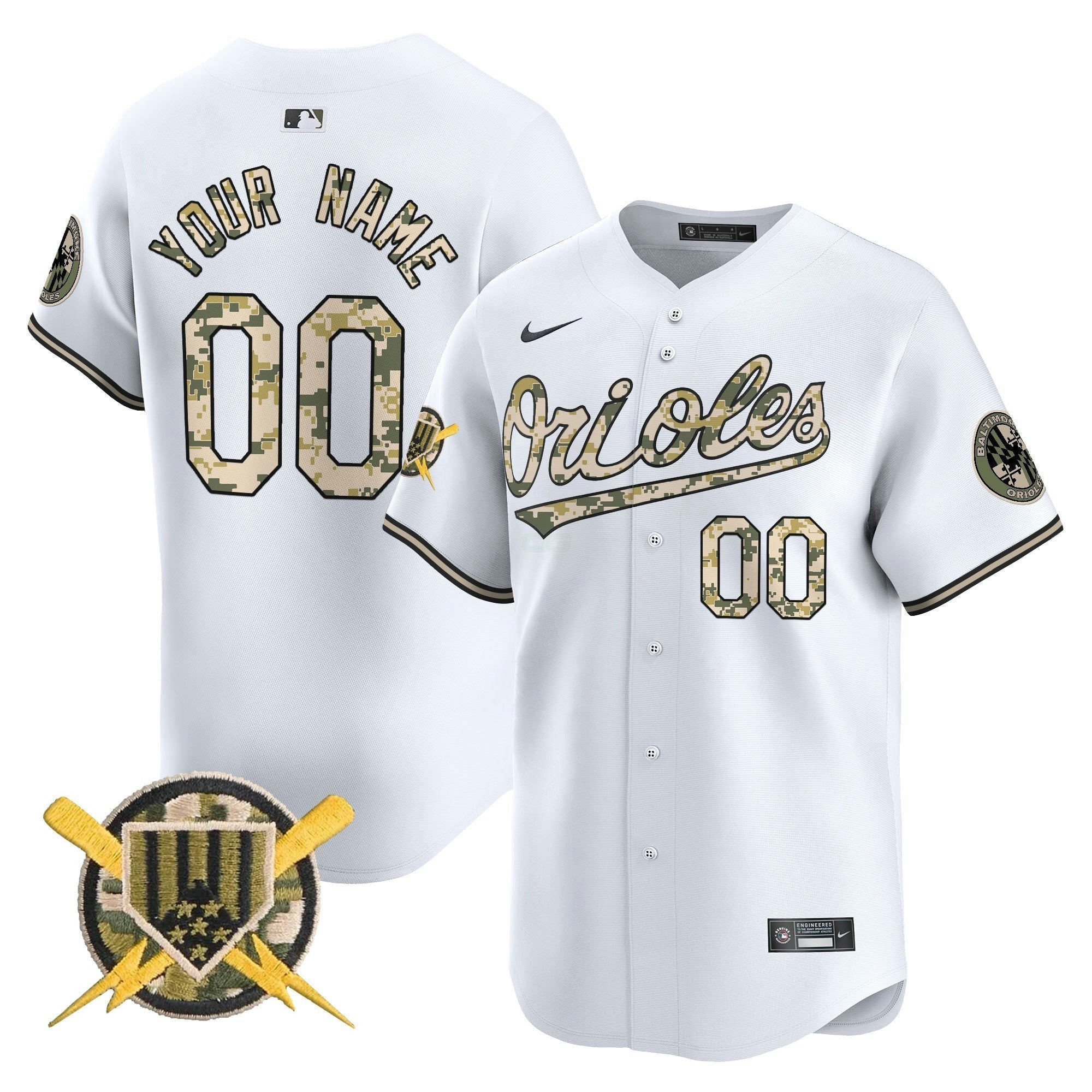 Camisa MLB Baltimore Armed Forces Day Vapor Premier Limited Jersey