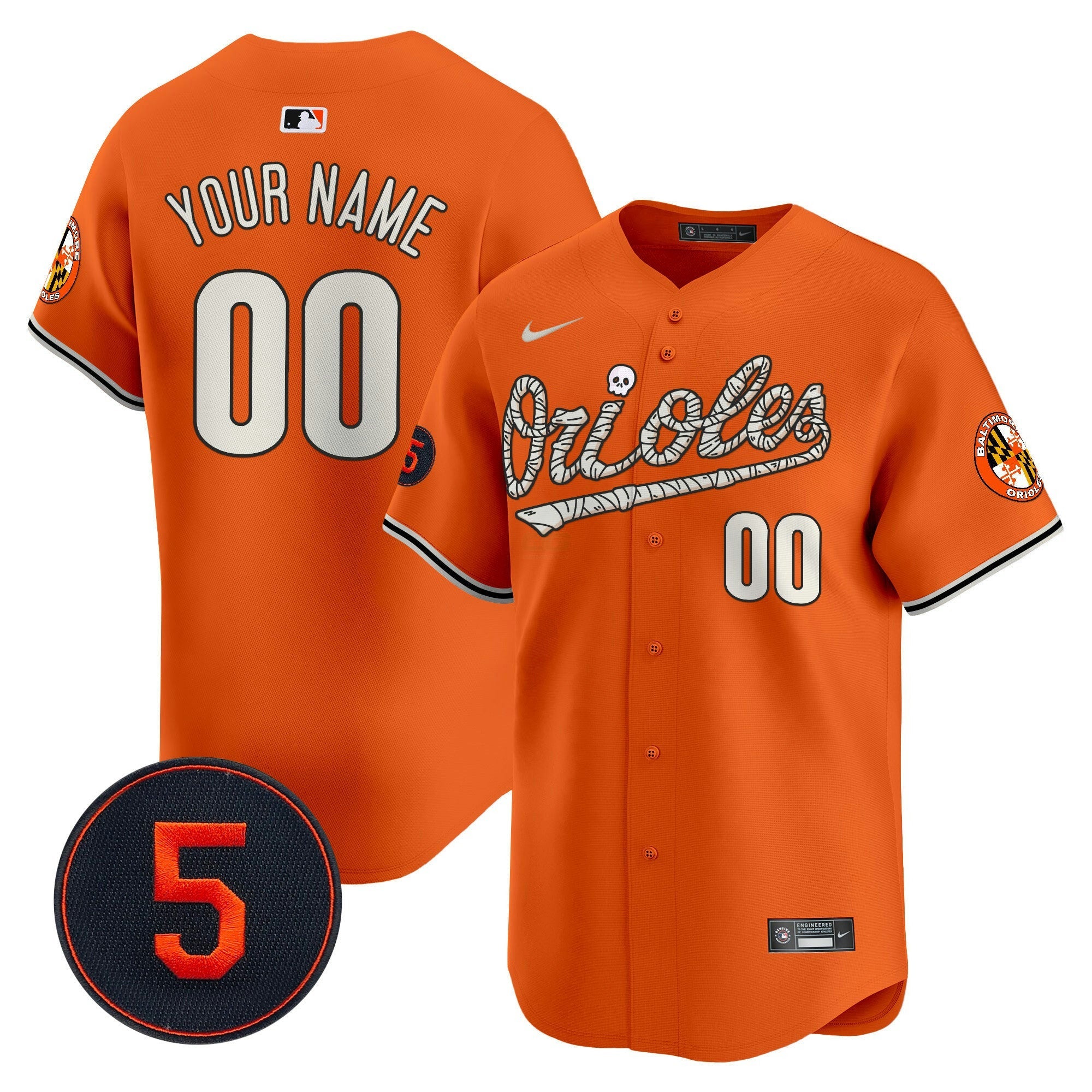 Camisa MLB Baltimore Halloween Vapor Premier Limited Jersey