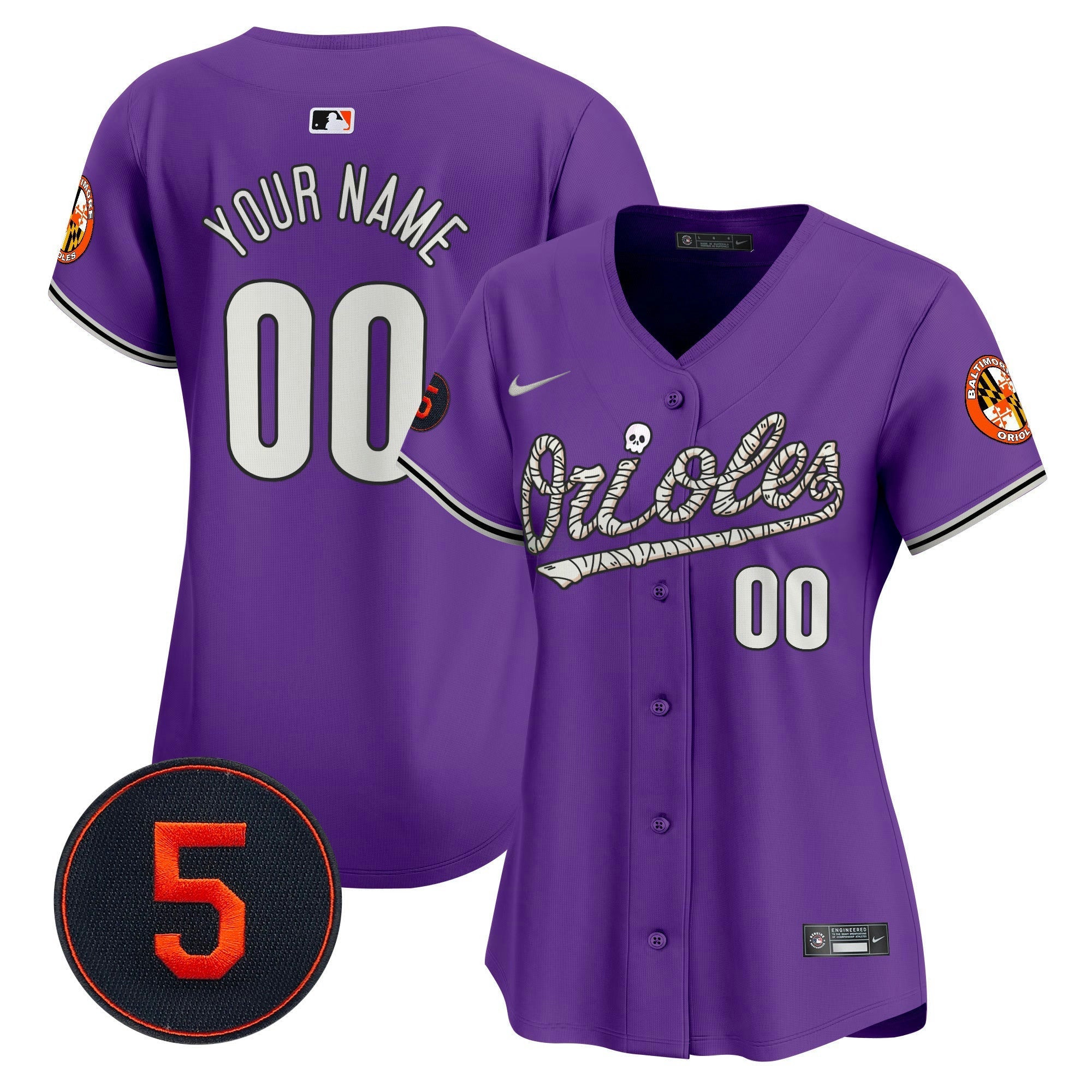 Camisa MLB Baltimore Halloween Vapor Premier Limited Jersey