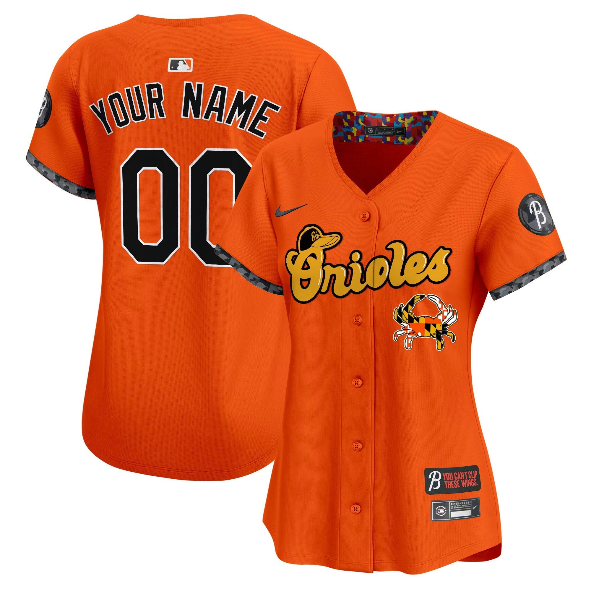 Camisa MLB Baltimore Maryland Blue Crab Vapor Premier Limited Jersey
