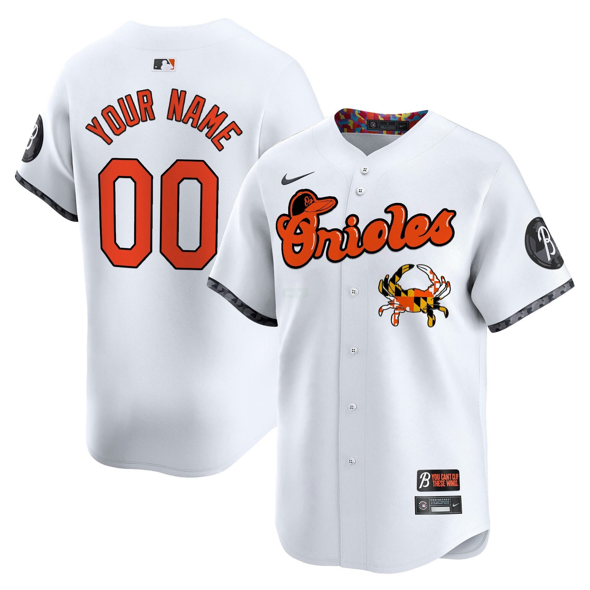 Camisa MLB Baltimore Maryland Blue Crab Vapor Premier Limited Jersey