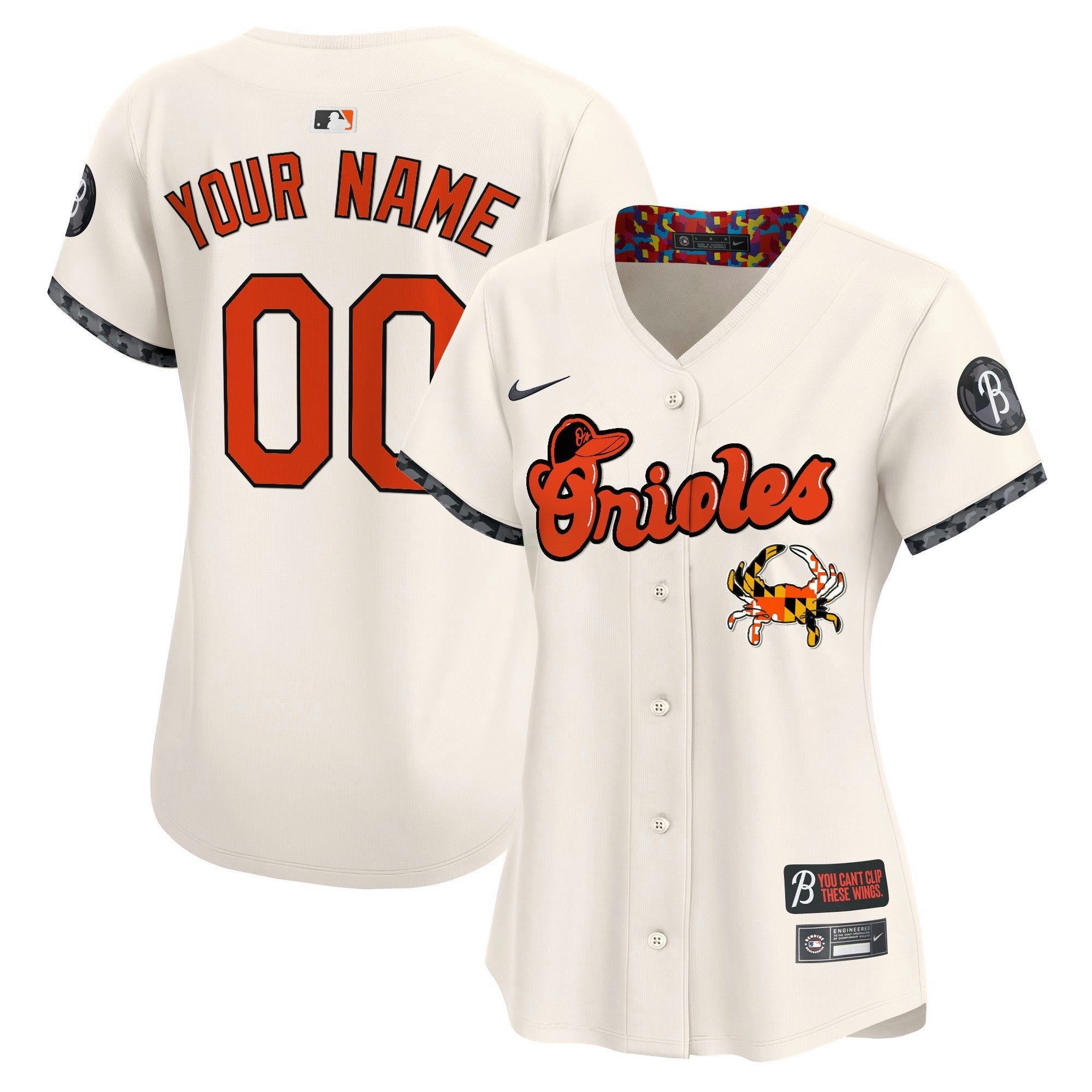 Camisa MLB Baltimore Maryland Blue Crab Vapor Premier Limited Jersey