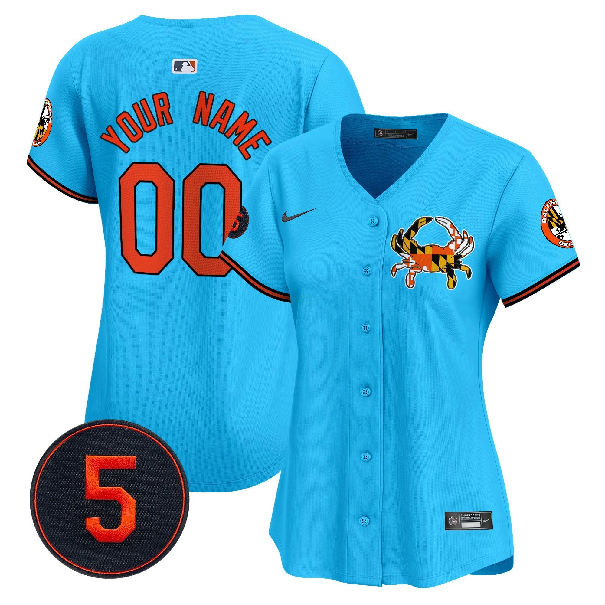 Camisa MLB Baltimore Robinson Patch Vapor Premier Limited Jersey V3