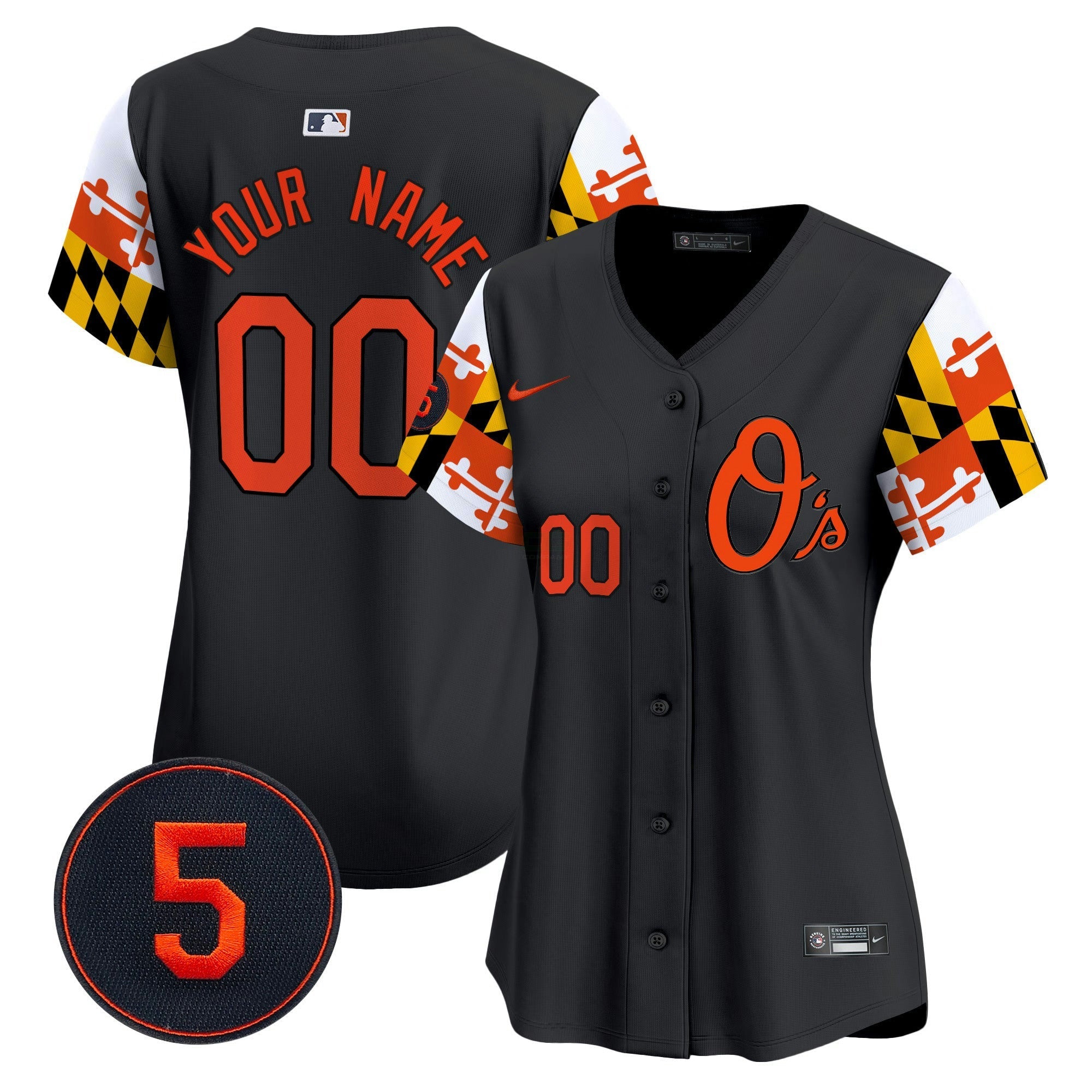 Camisa MLB Baltimore Robinson Patch Vapor Premier Limited Jersey V5