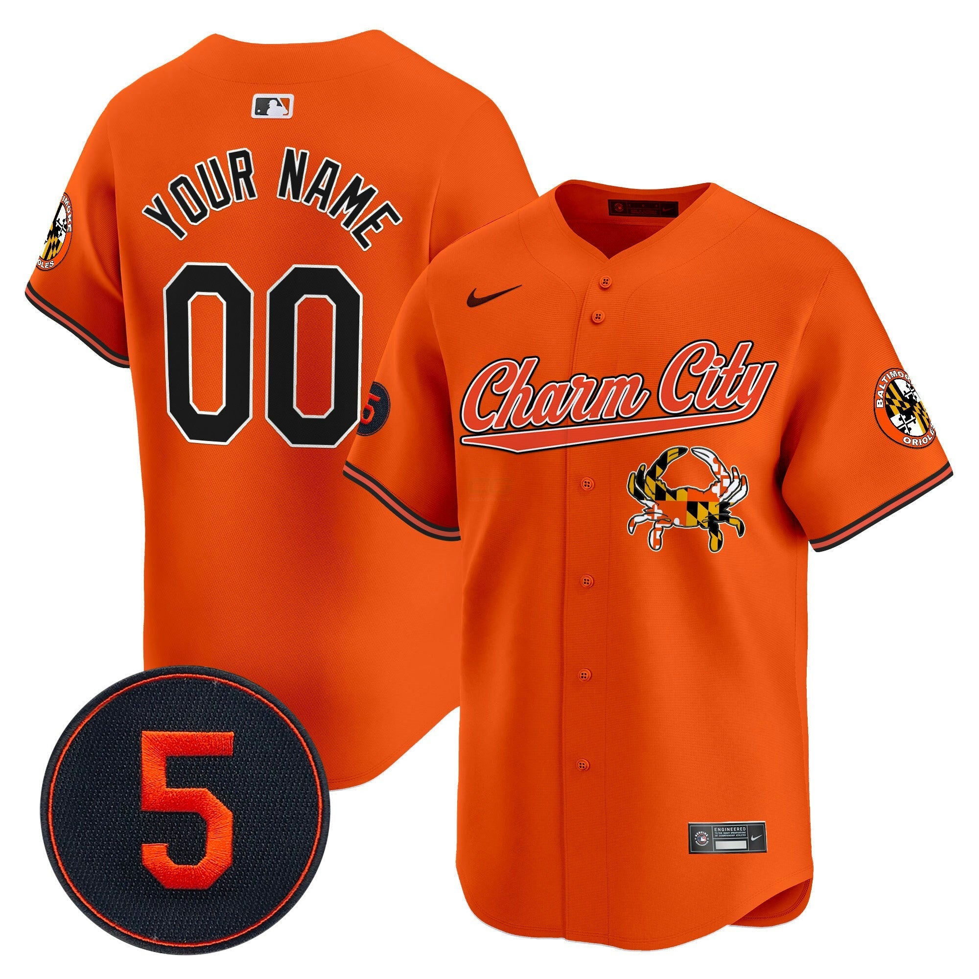 Camisa MLB Baltimore Robinson Patch Vapor Premier Limited Jersey V8 – Stitched