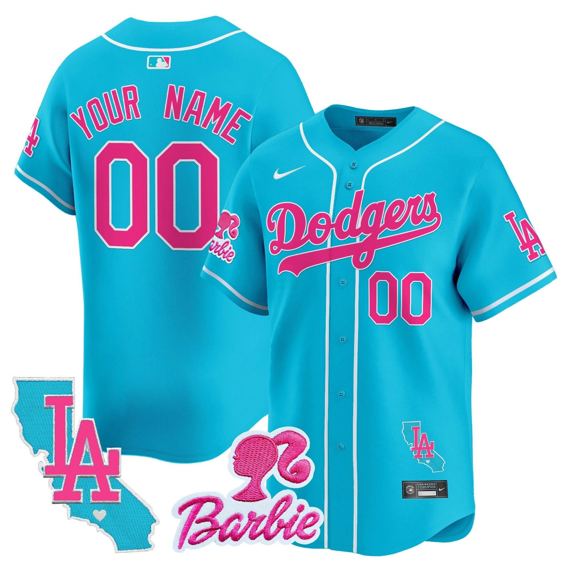 Camisa MLB Barbie Patch Vapor Premier Limited Jersey