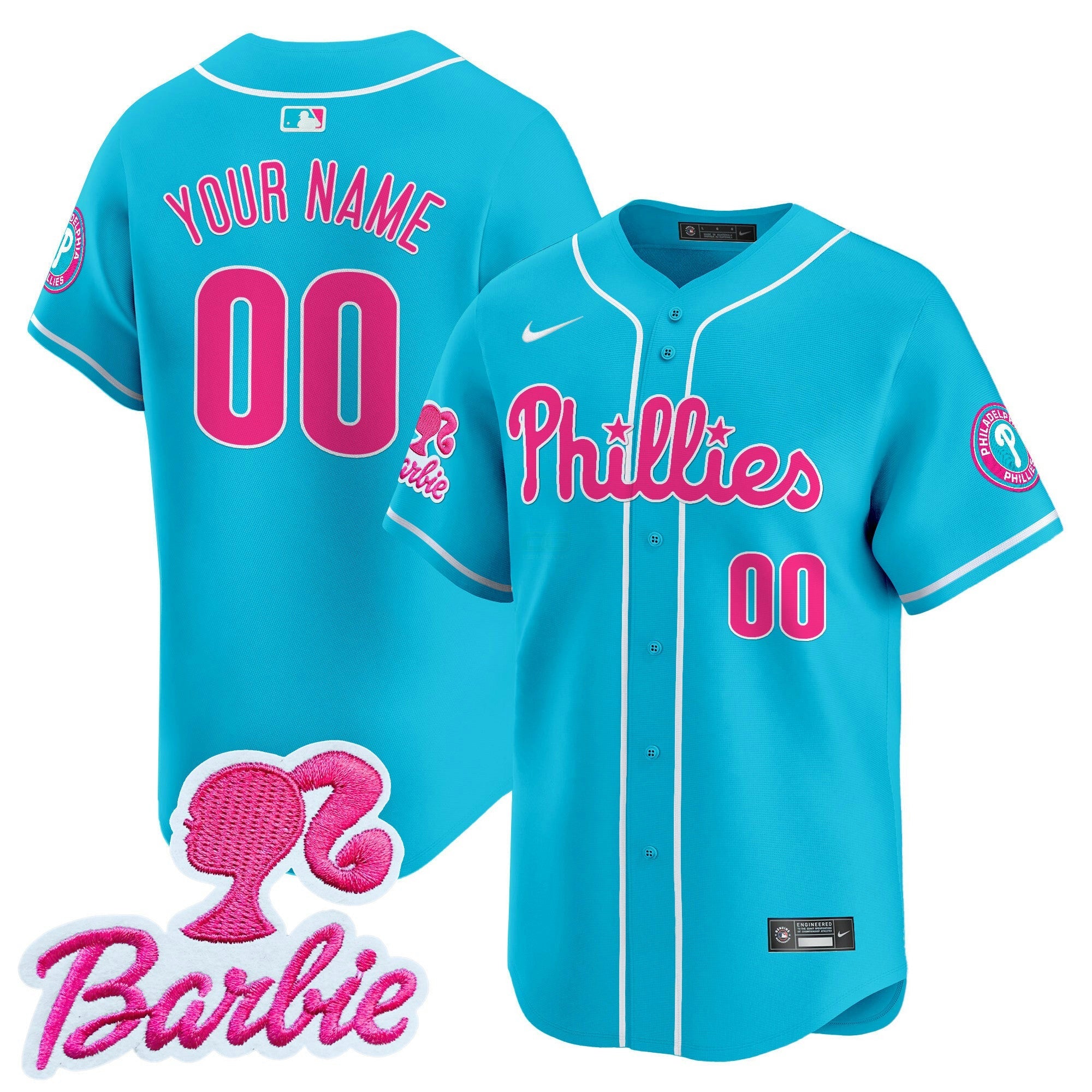 Camisa MLB Barbie Patch Vapor Premier Limited Jersey
