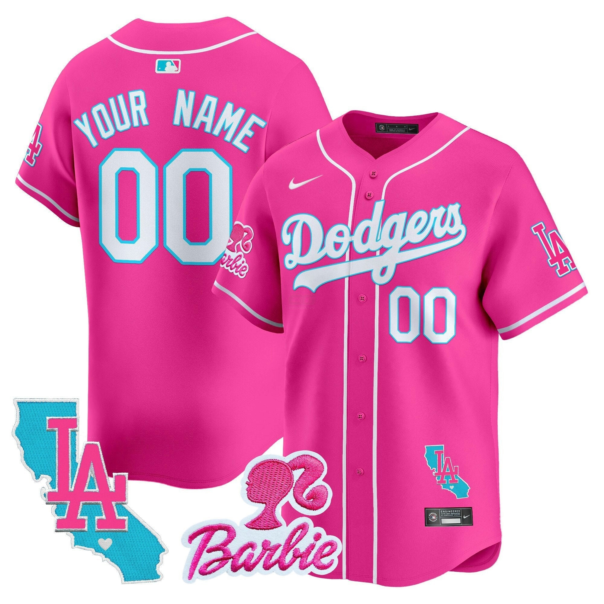 Camisa MLB Barbie Patch Vapor Premier Limited Jersey
