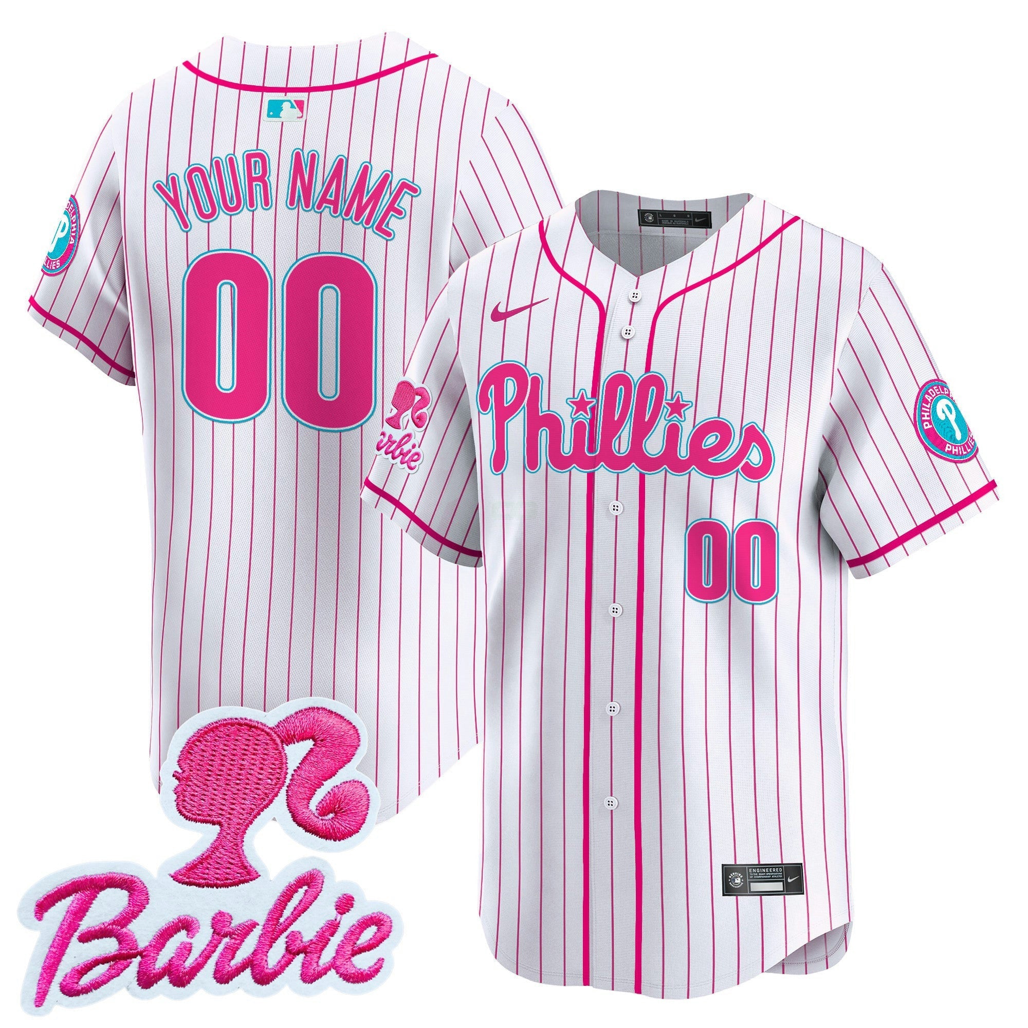 Camisa MLB Barbie Patch Vapor Premier Limited Jersey