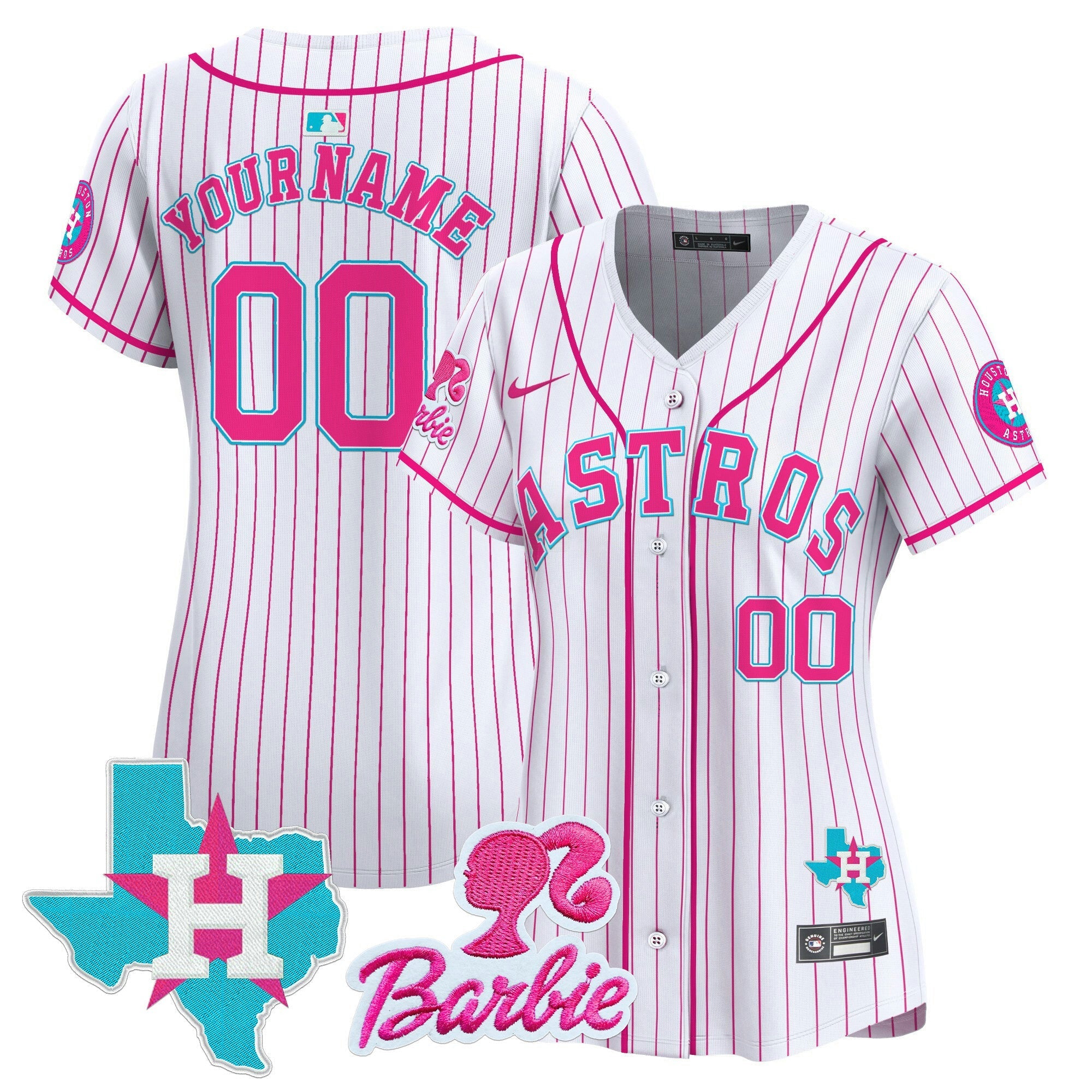 Camisa MLB Barbie Patch Vapor Premier Limited Jersey