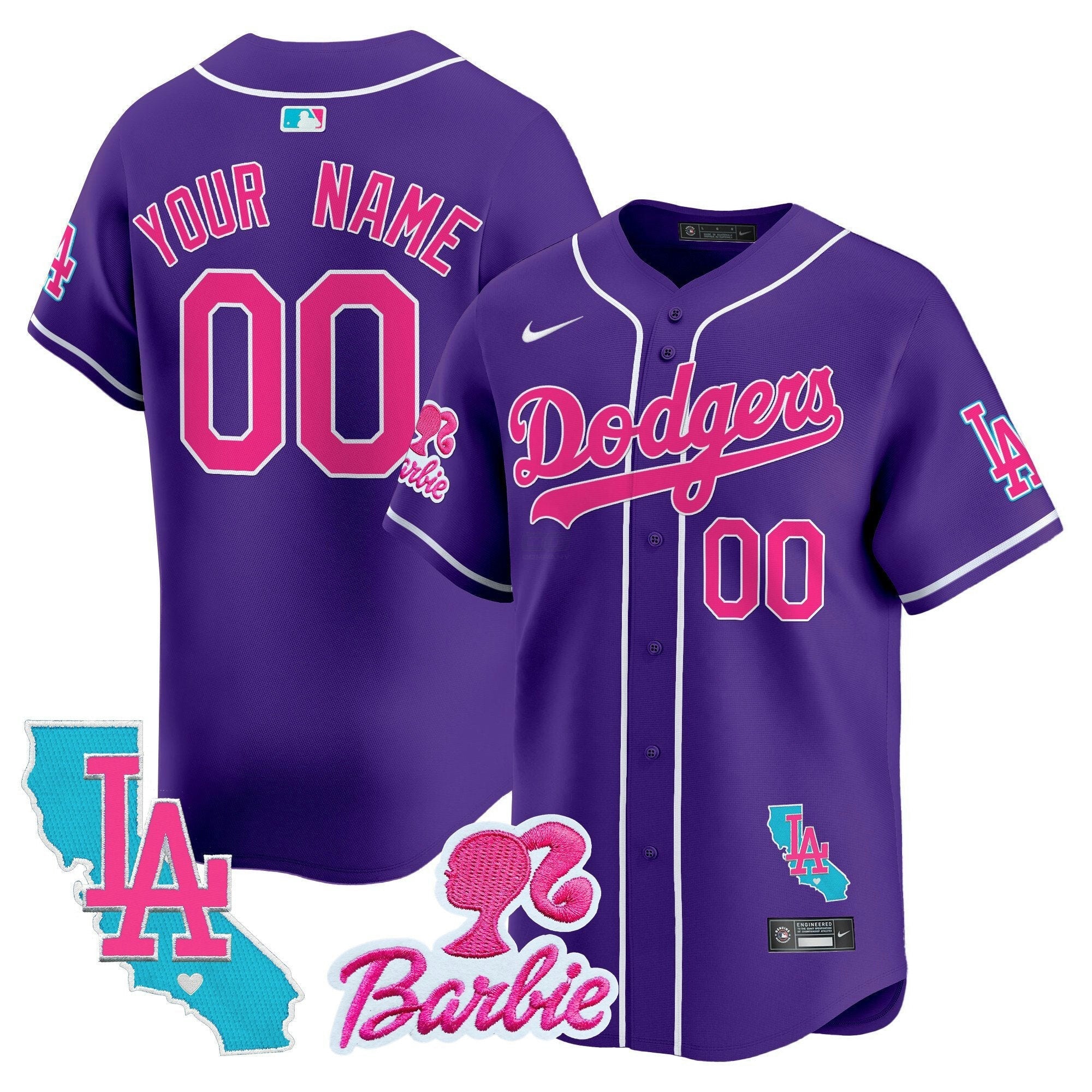 Camisa MLB Barbie Patch Vapor Premier Limited Jersey