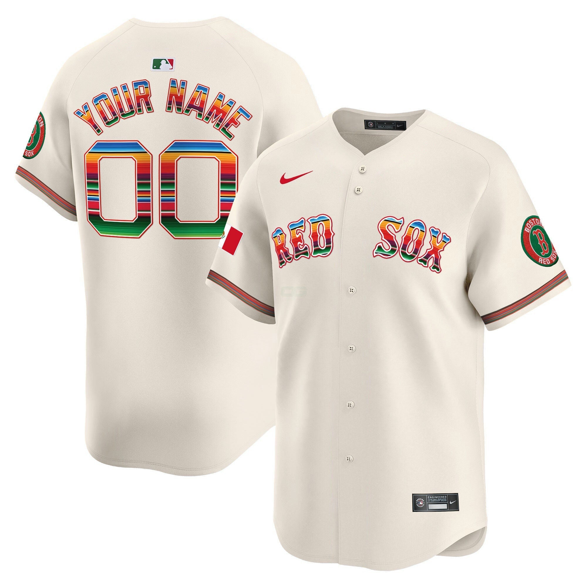 Camisa MLB Boston Mexico Vapor Premier Limited Jersey