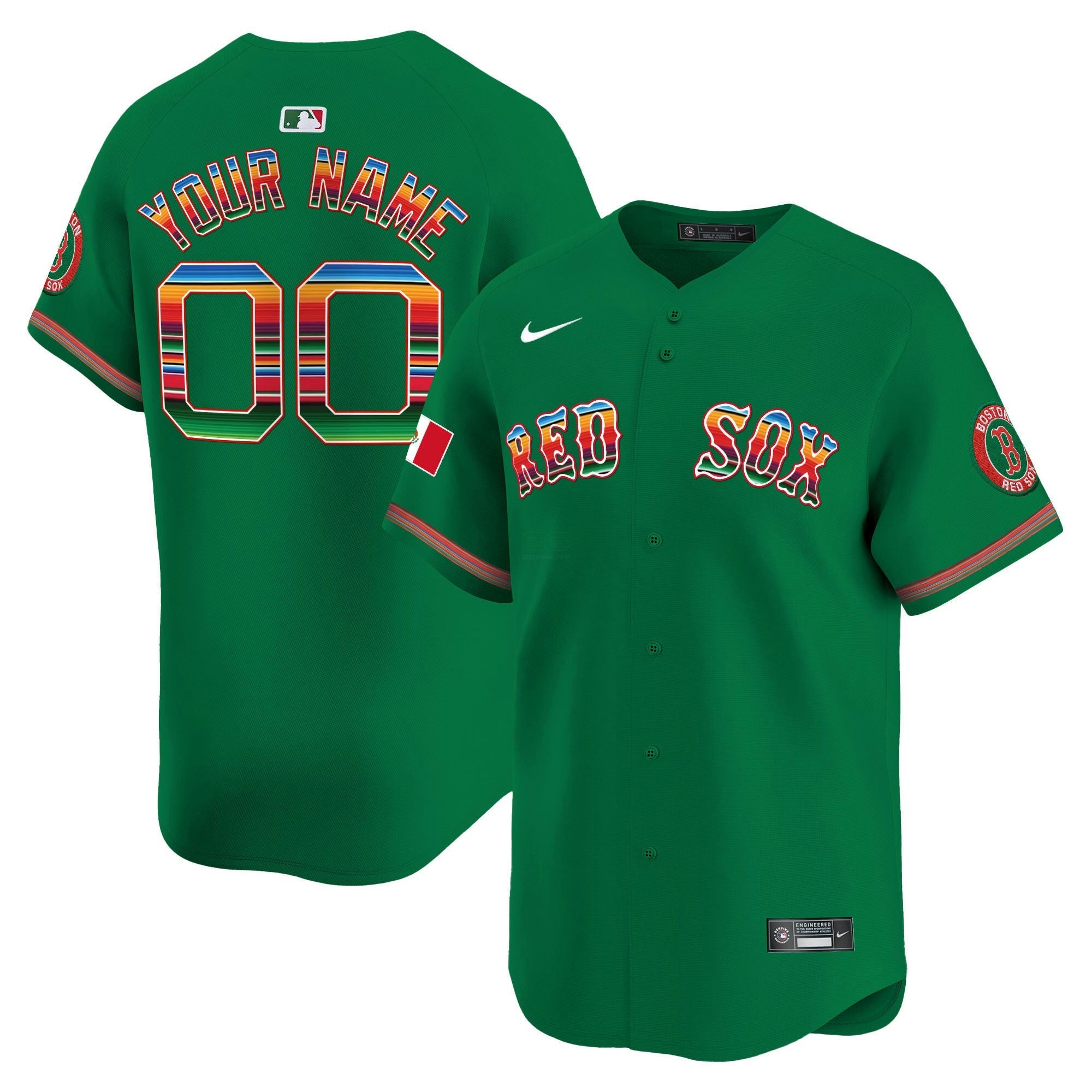 Camisa MLB Boston Mexico Vapor Premier Limited Jersey