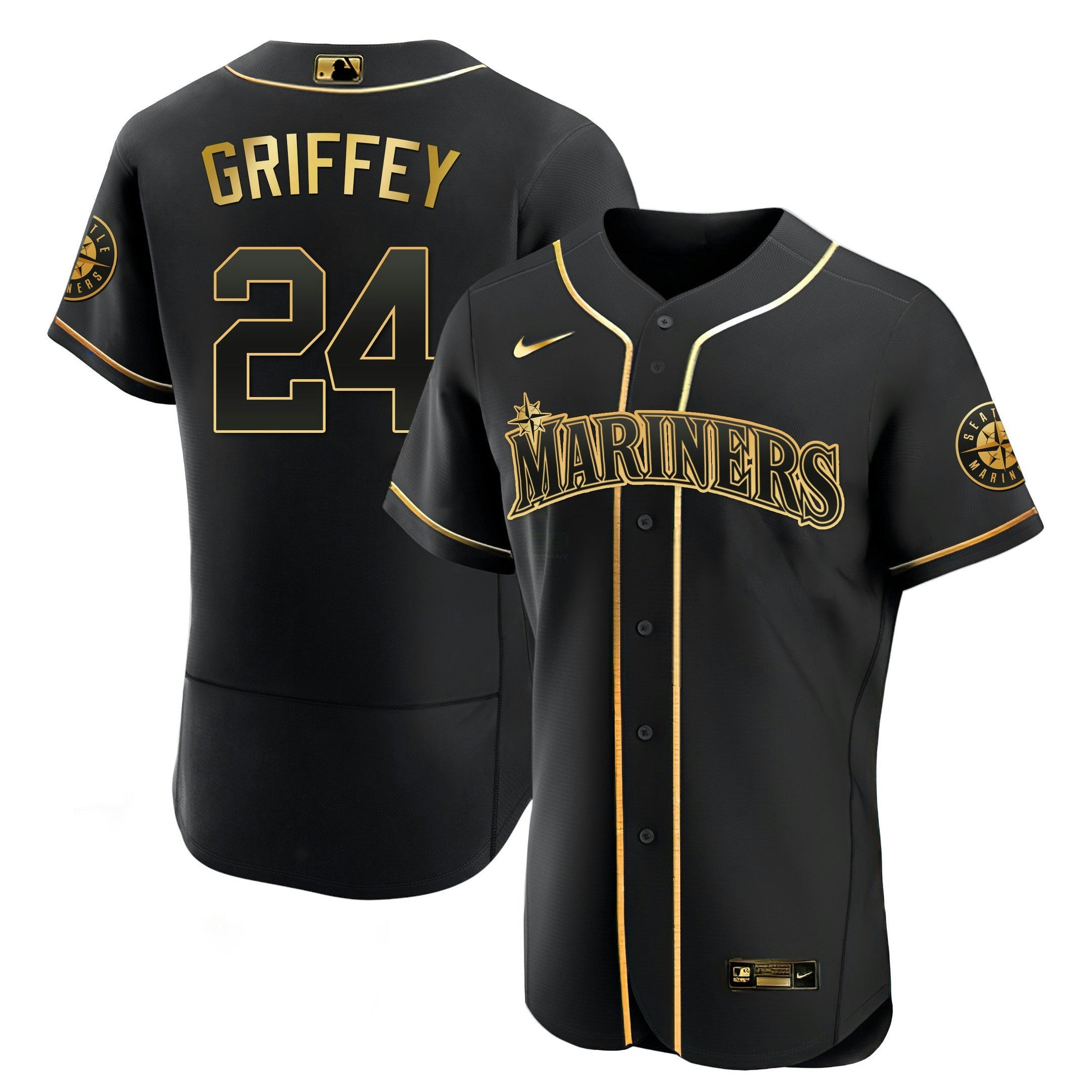 Camisa MLB Branca Dourada & Preta Dourada Jersey