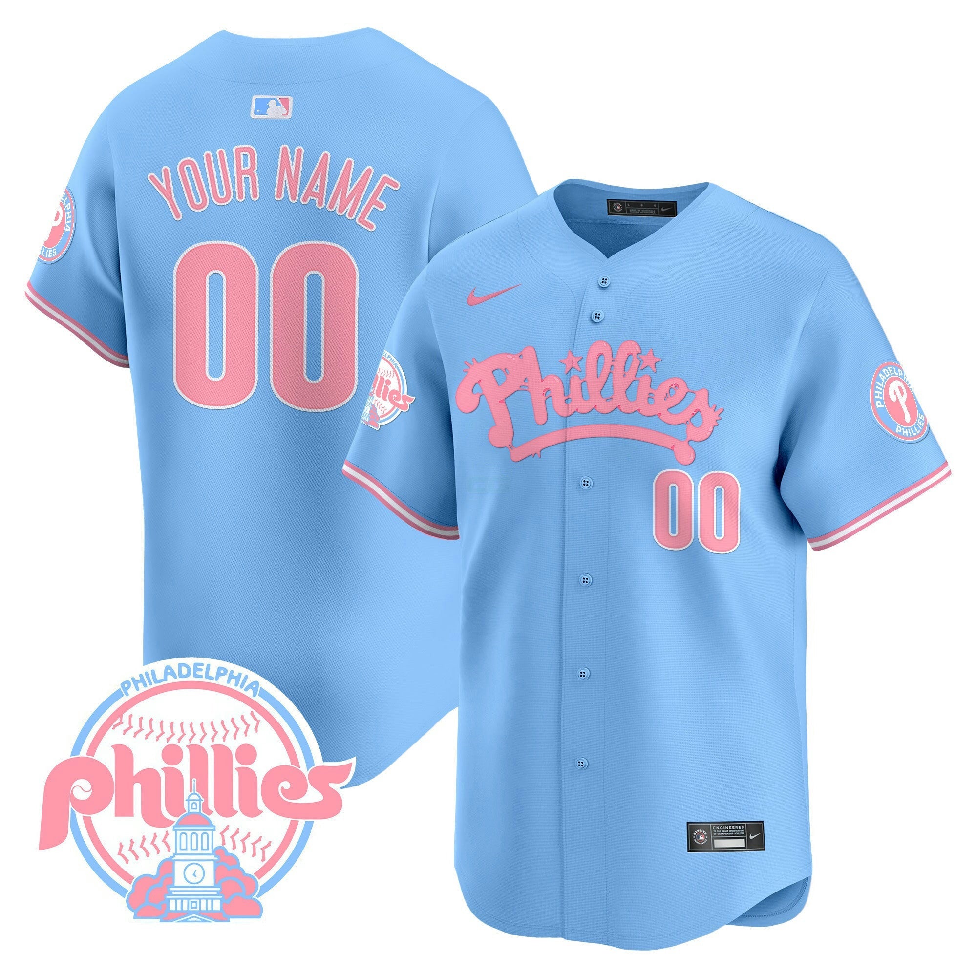 Camisa MLB Bubblegum Pink Vapor Premier Limited Jersey