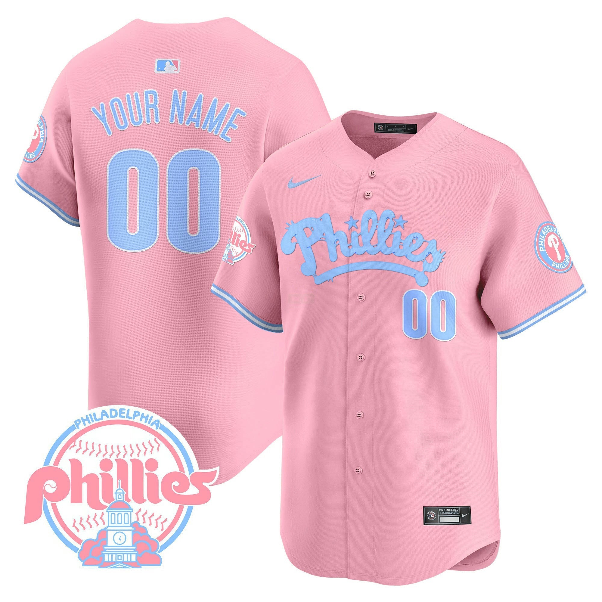 Camisa MLB Bubblegum Pink Vapor Premier Limited Jersey