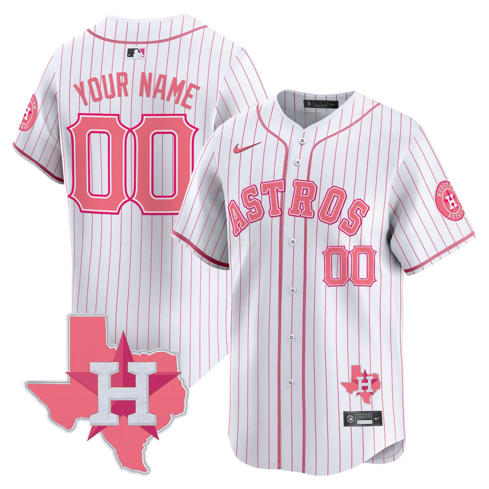 Camisa MLB Bubblegum Pink Vapor Premier Limited Jersey V2