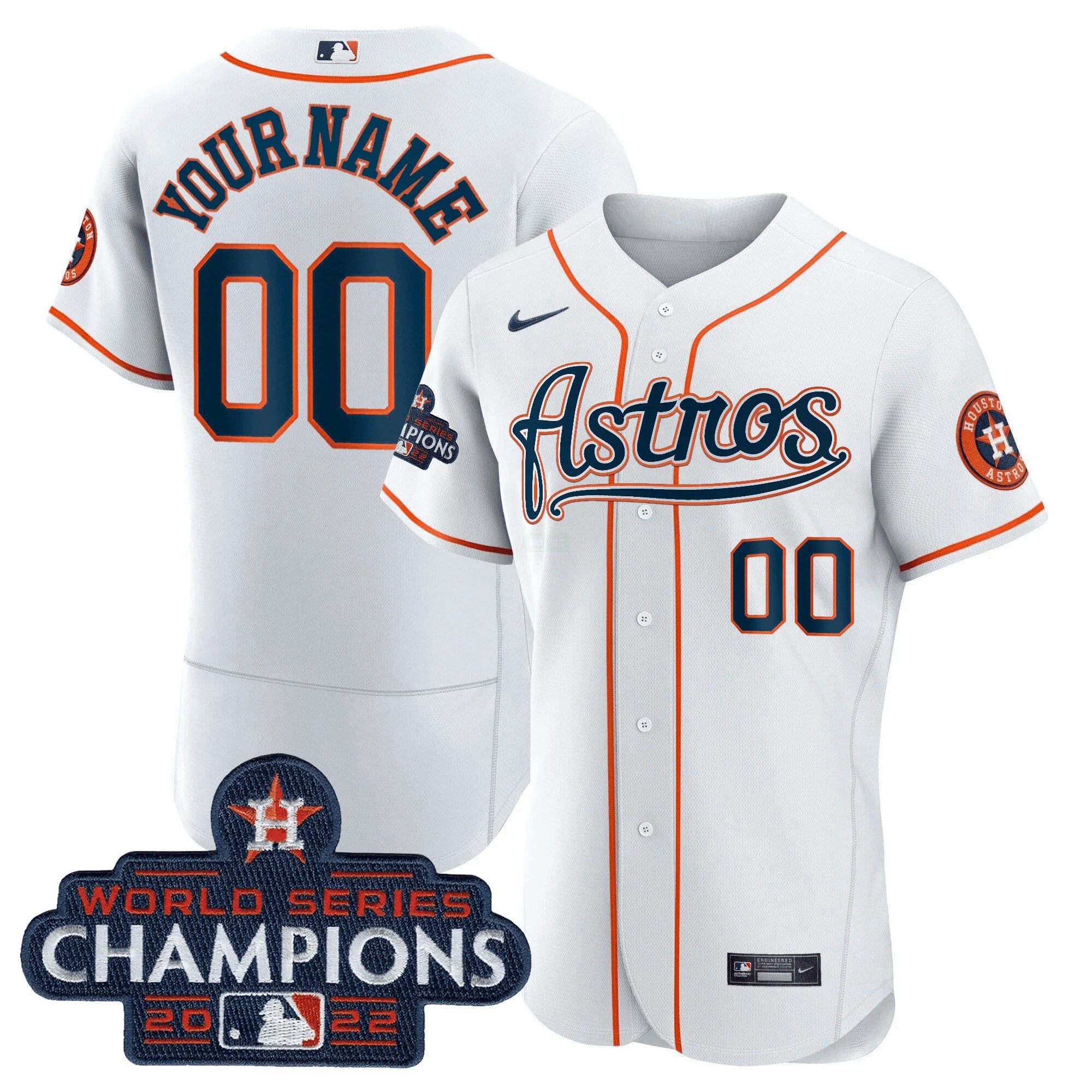 Camisa MLB Champions & Throwback Patch Dourada Jersey V2