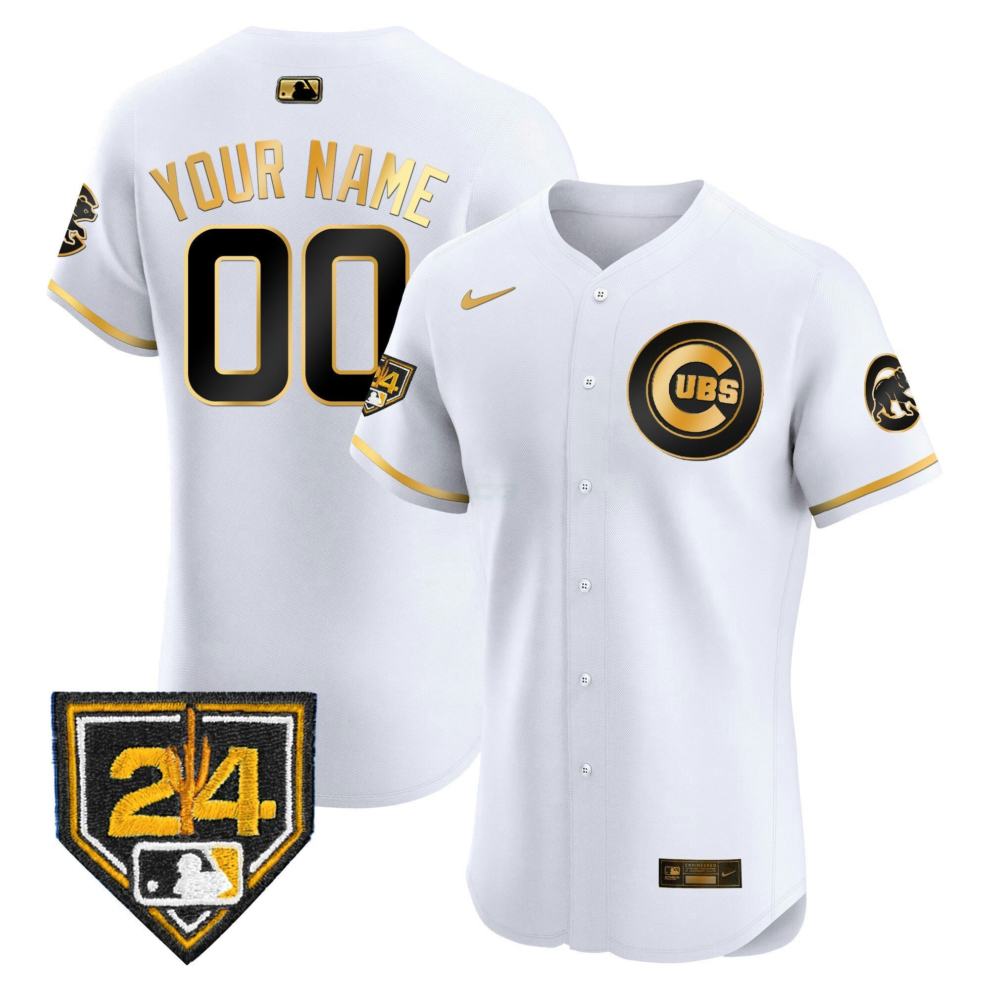 Camisa MLB Chicago 2024 Spring Training Patch Vapor Premier Elite Jersey V2