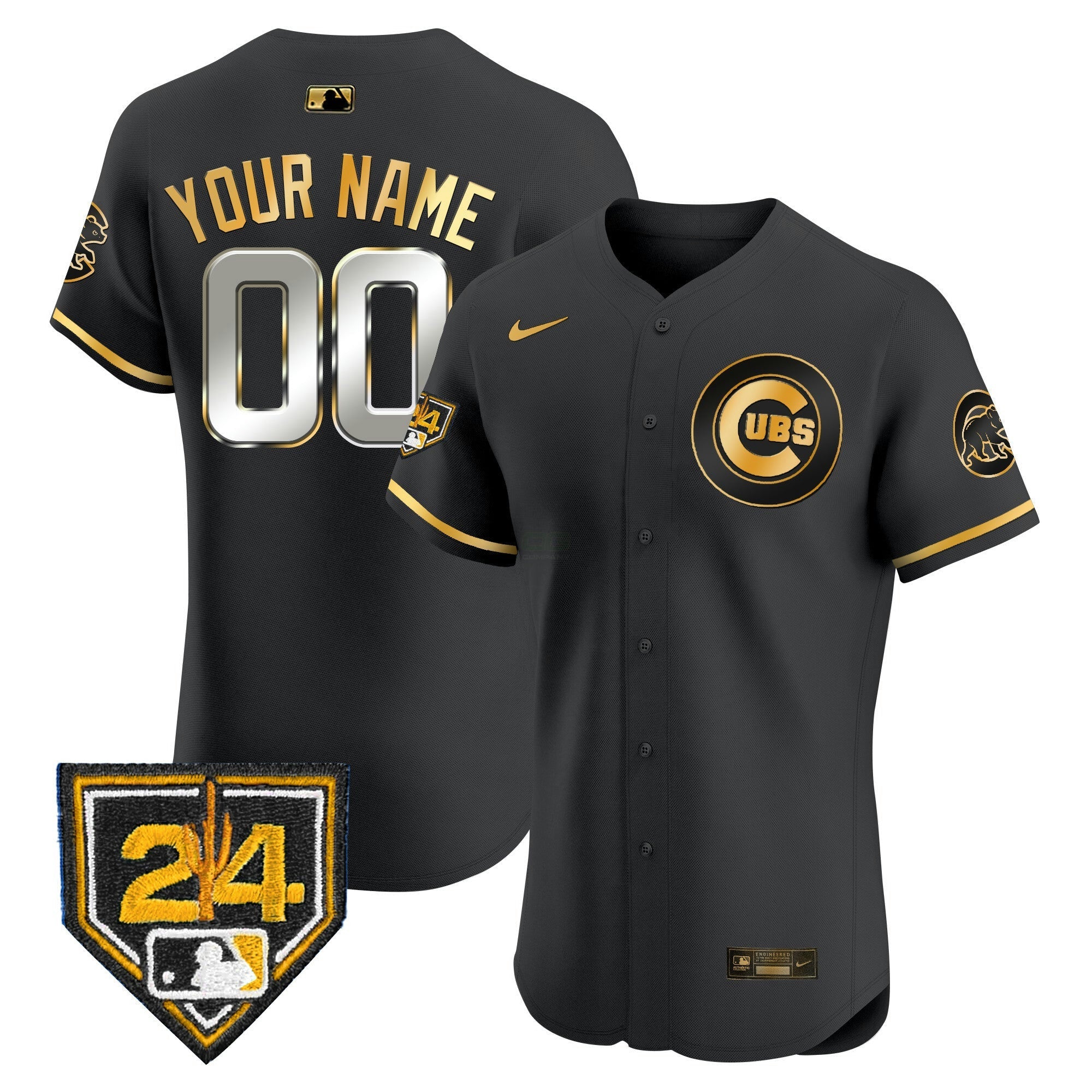 Camisa MLB Chicago 2024 Spring Training Patch Vapor Premier Elite Jersey V2