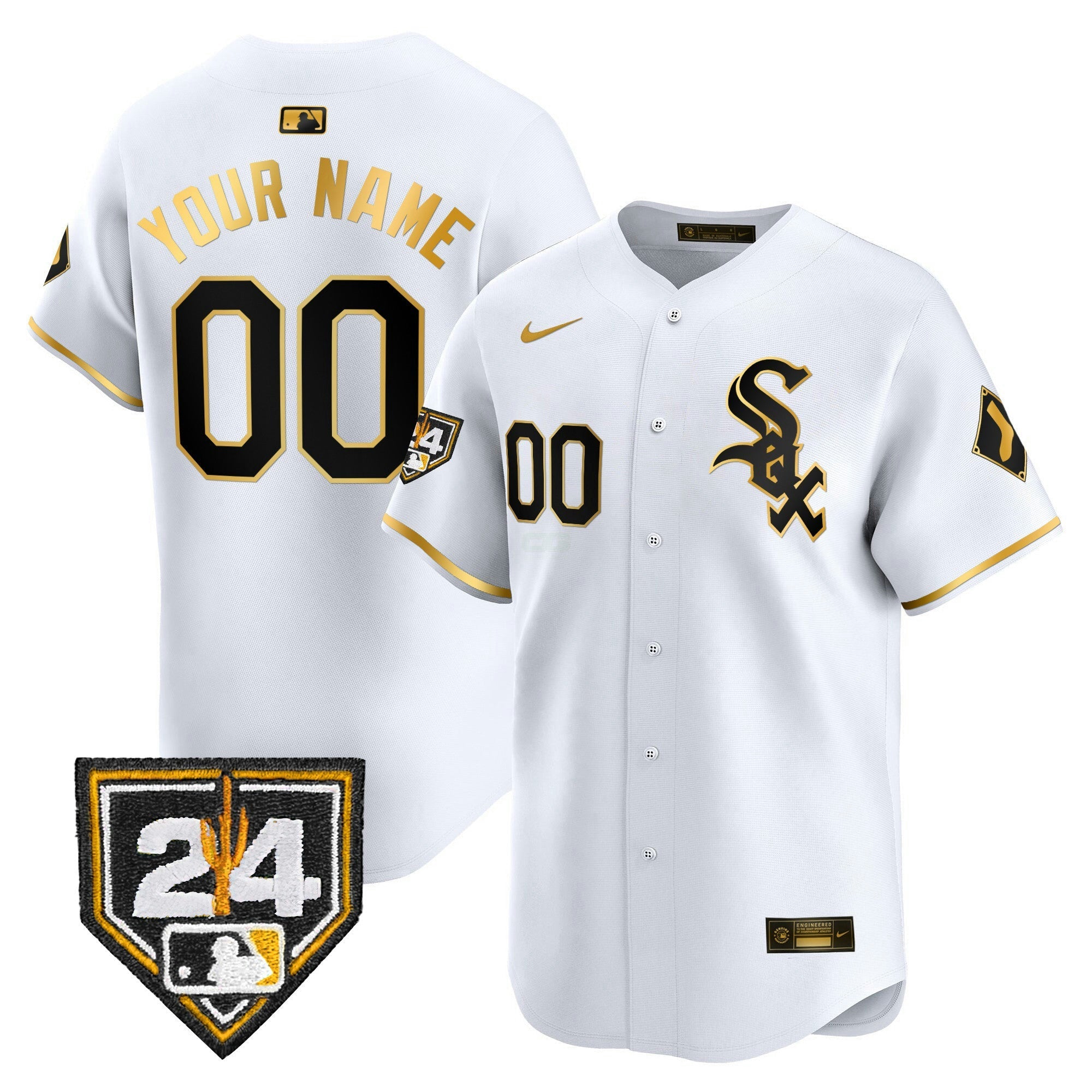 Camisa MLB Chicago 2024 Spring Training Patch Vapor Premier Limited Jersey