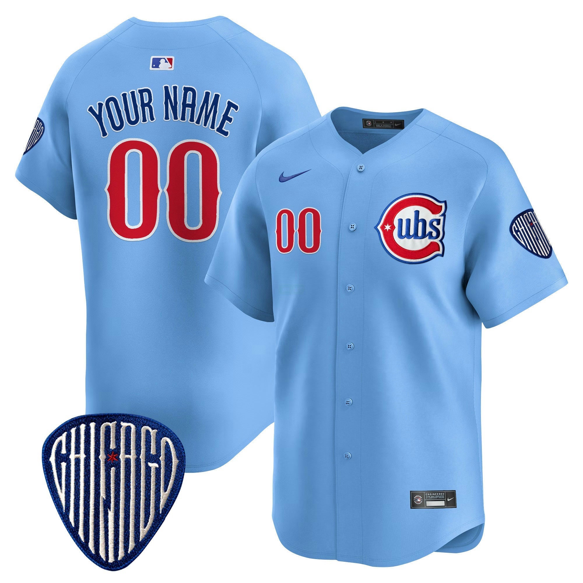 Camisa MLB Chicago Blue Alternativa Vapor Premier Limited Jersey