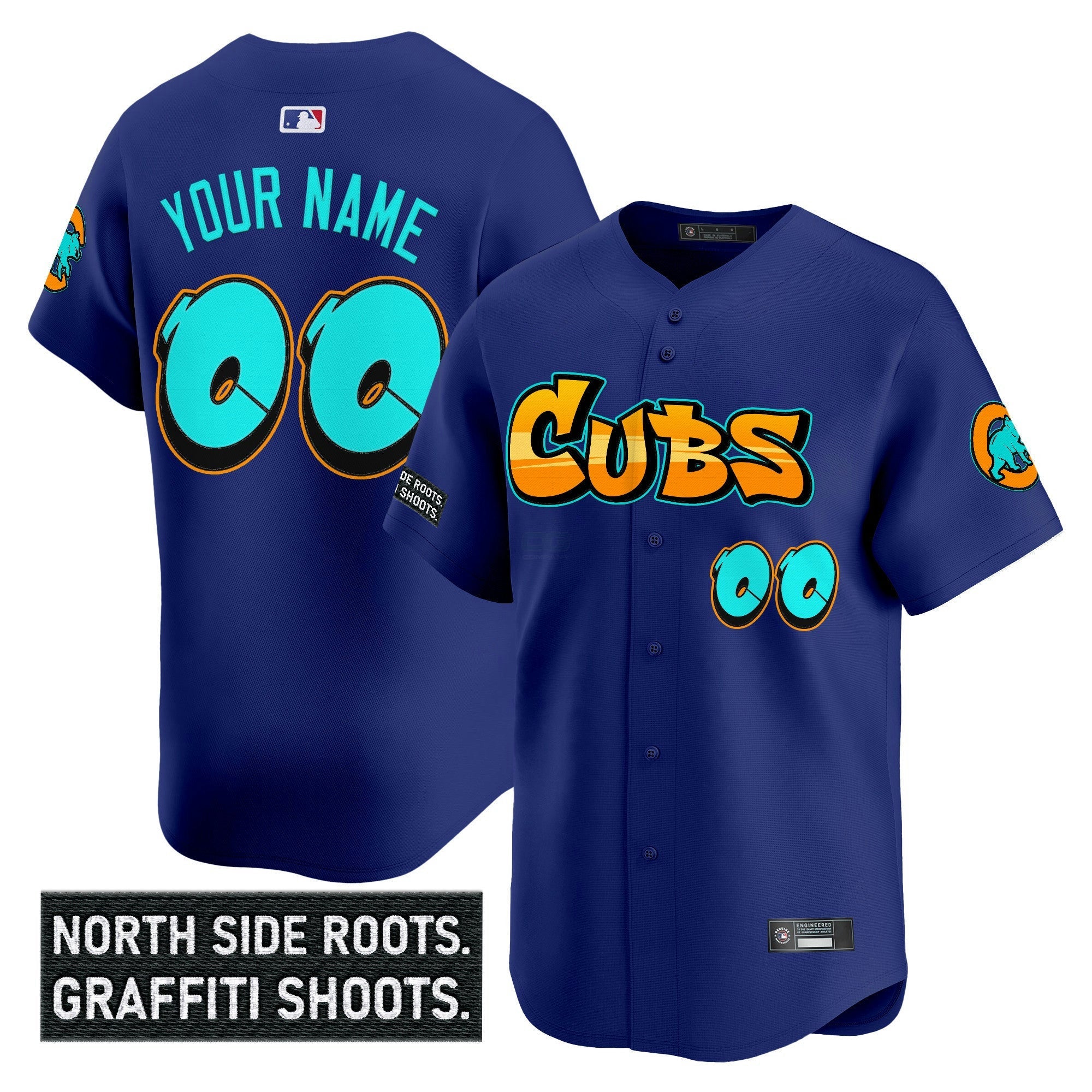 Camisa MLB Chicago ‘Graffiti North Side Edition’ Vapor Premier Limited Jersey