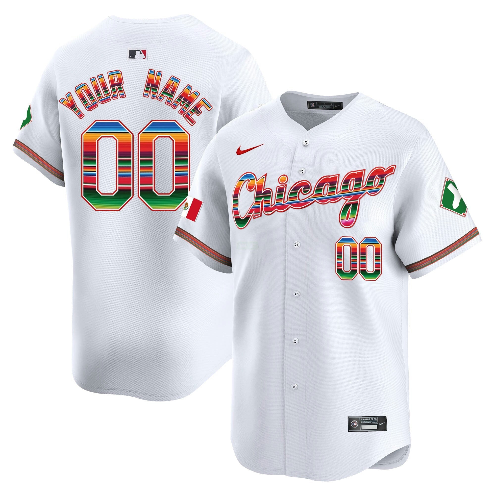 Camisa MLB Chicago Mexico Vapor Premier Limited Jersey V3