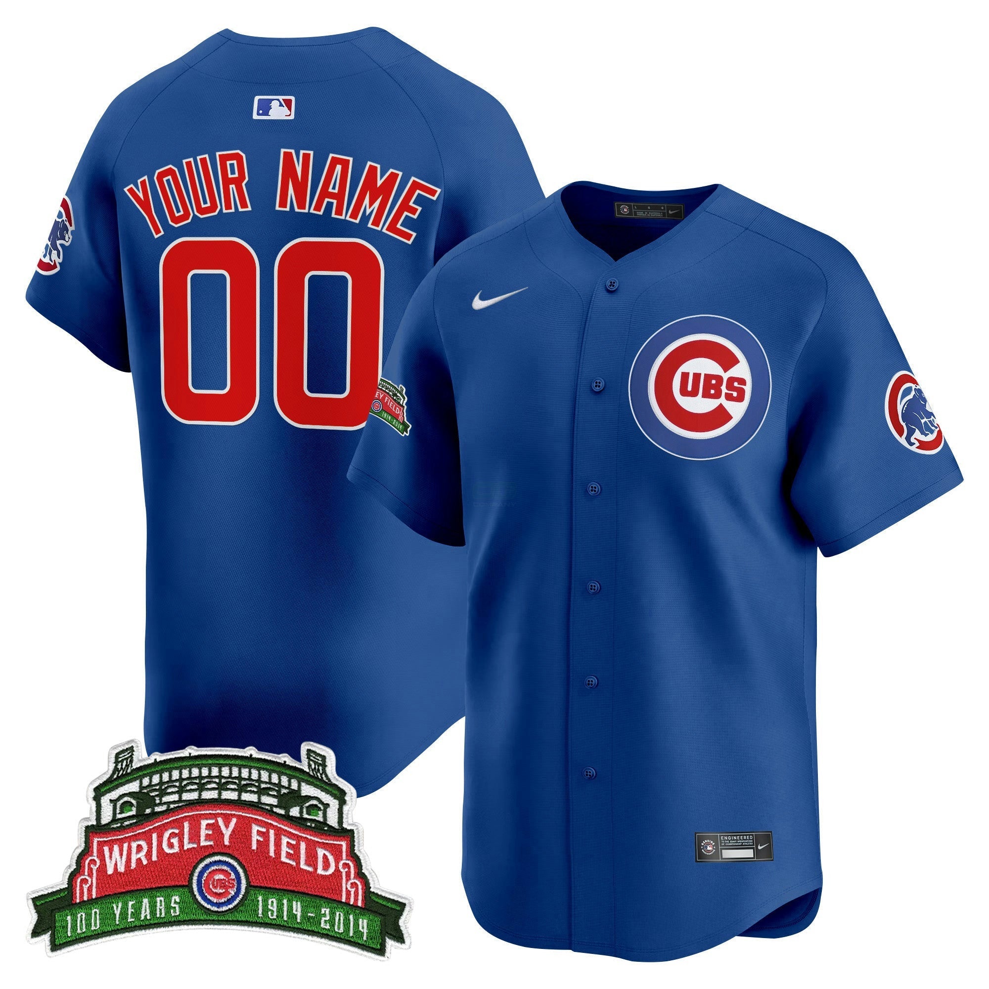 Camisa MLB Chicago Wrigley Field Style Vapor Premier Limited Jersey