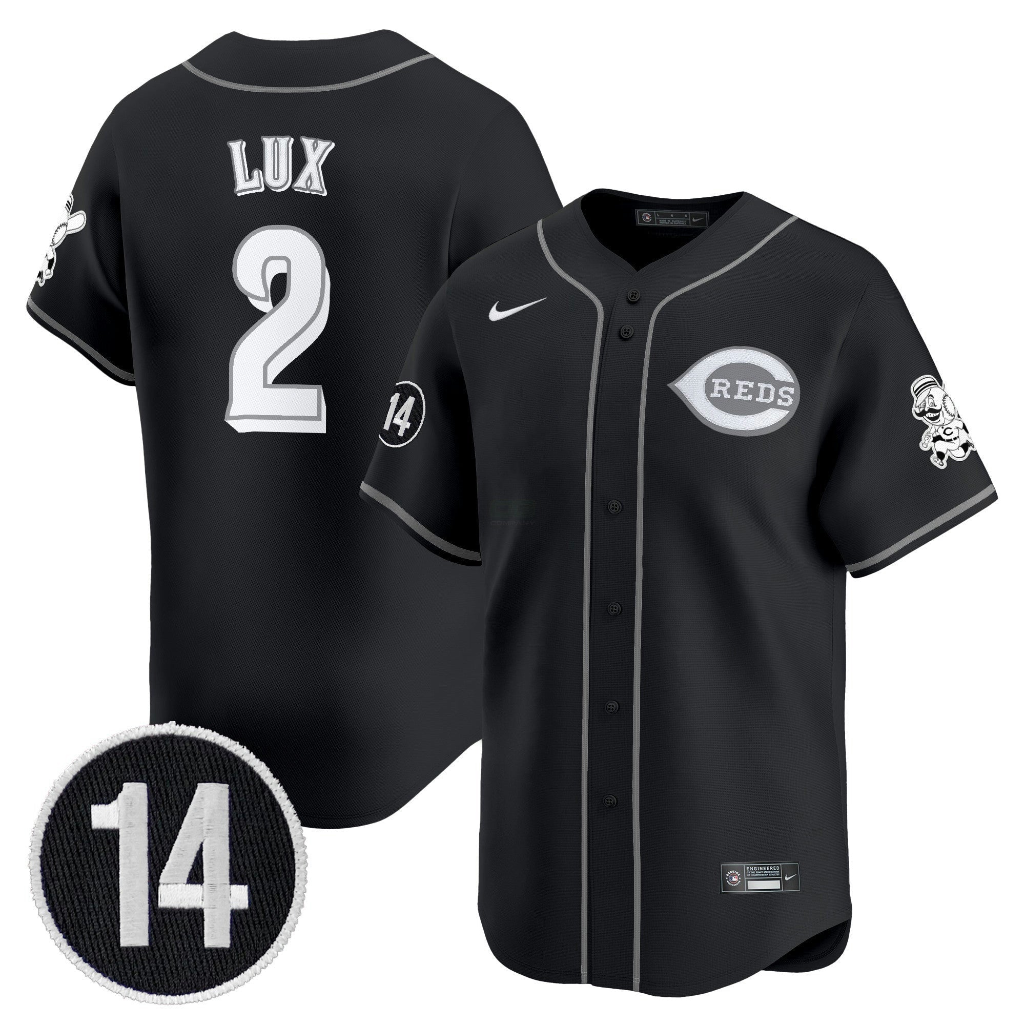 Camisa MLB Cincinnati 2025 Lights Out Vapor Premier Limited Jersey – Pete Rose Patch