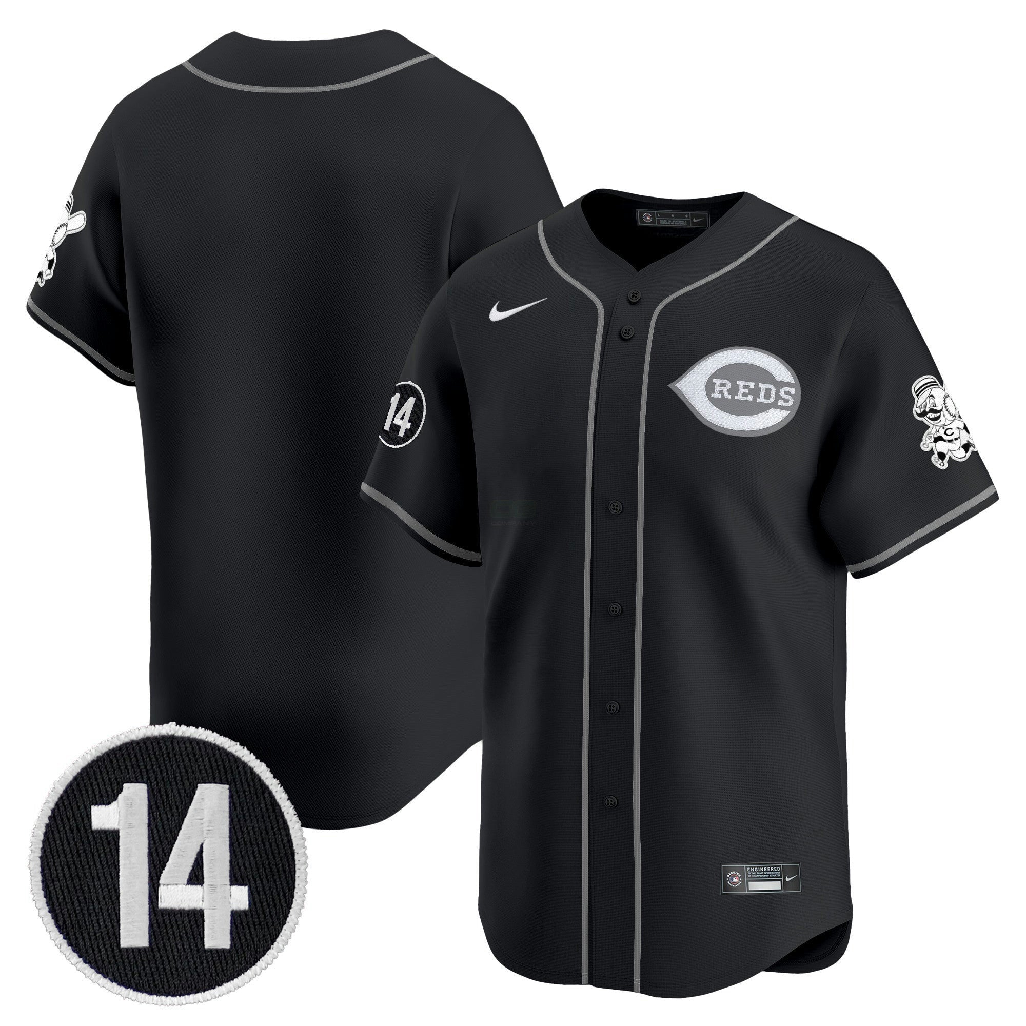 Camisa MLB Cincinnati 2025 Lights Out Vapor Premier Limited Jersey – Pete Rose Patch