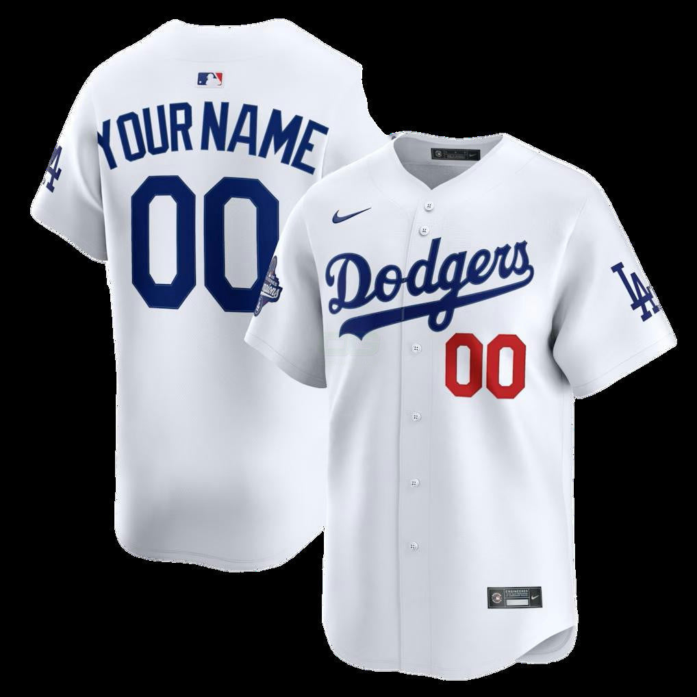 Camisa MLB Custom LA Jersey - Branca