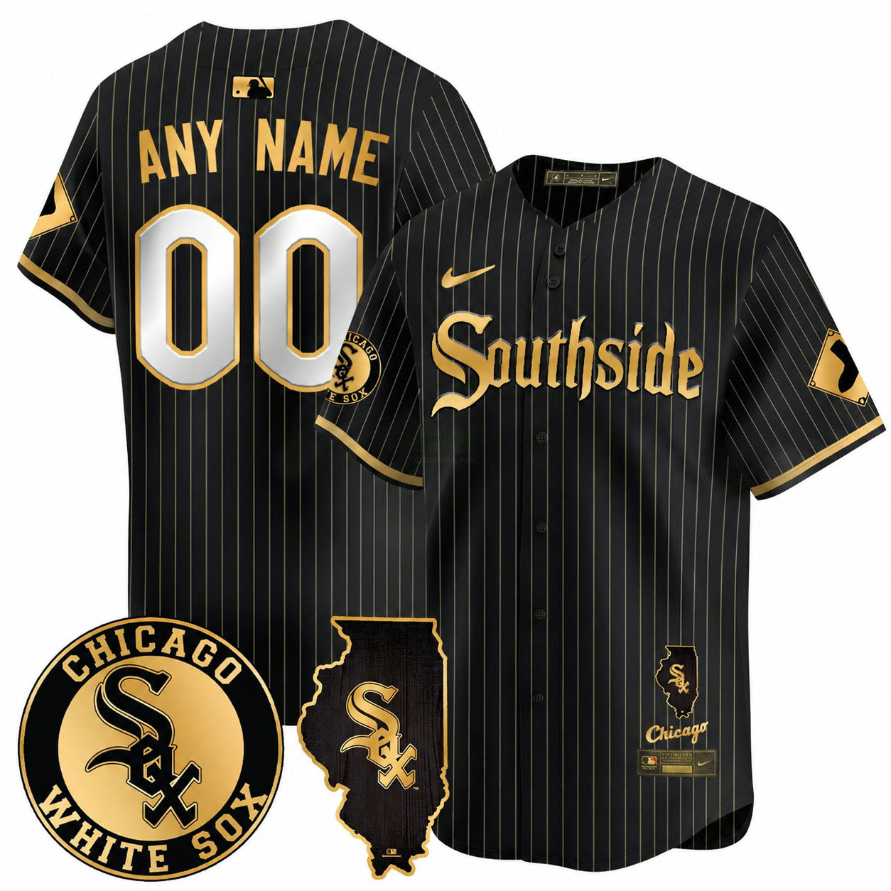 Camisa MLB Custom Men’s Chicago 2024 City Connect Vaper Premier Limited Jersey