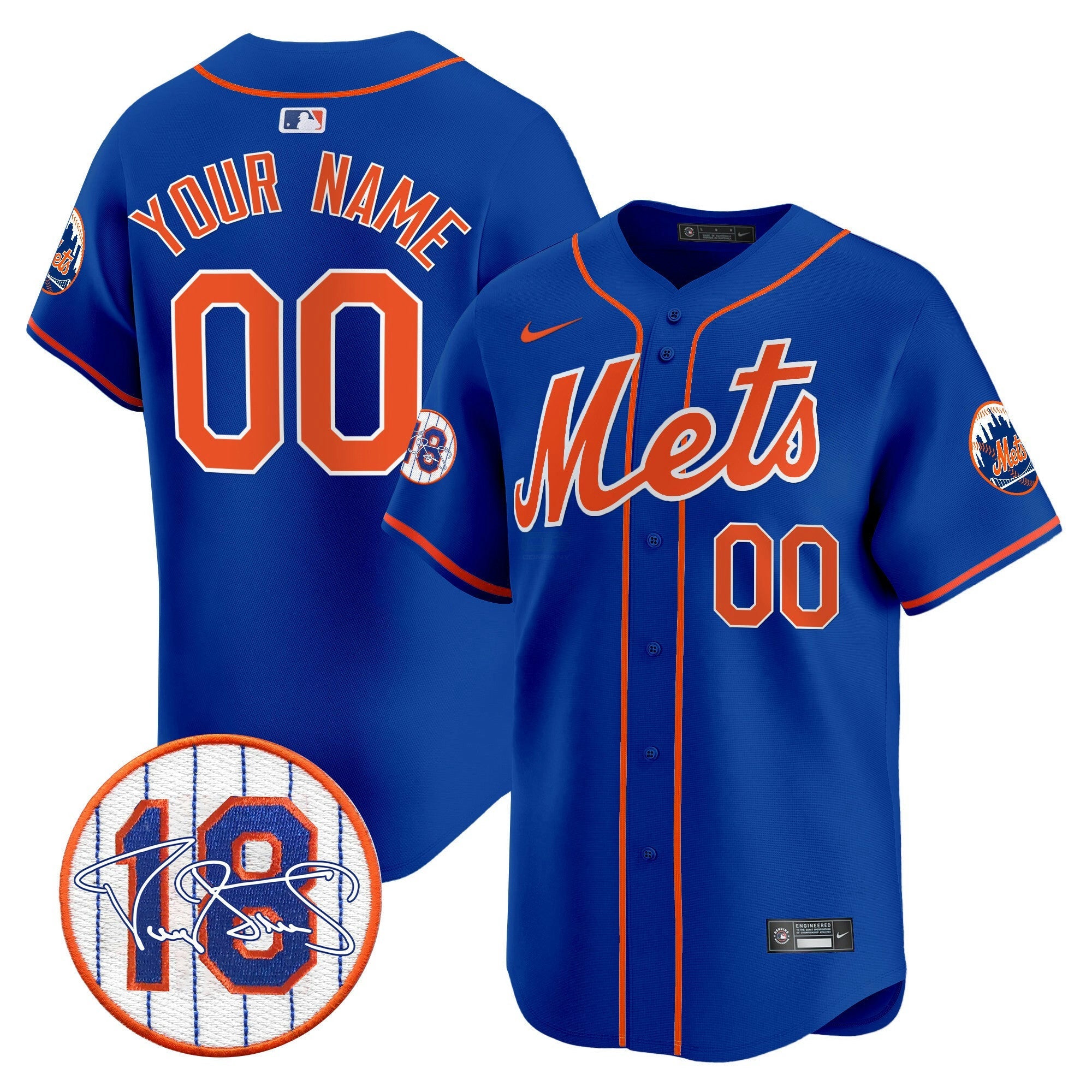 Camisa MLB Darryl Strawberry Patch Vapor Premier Limited Jersey