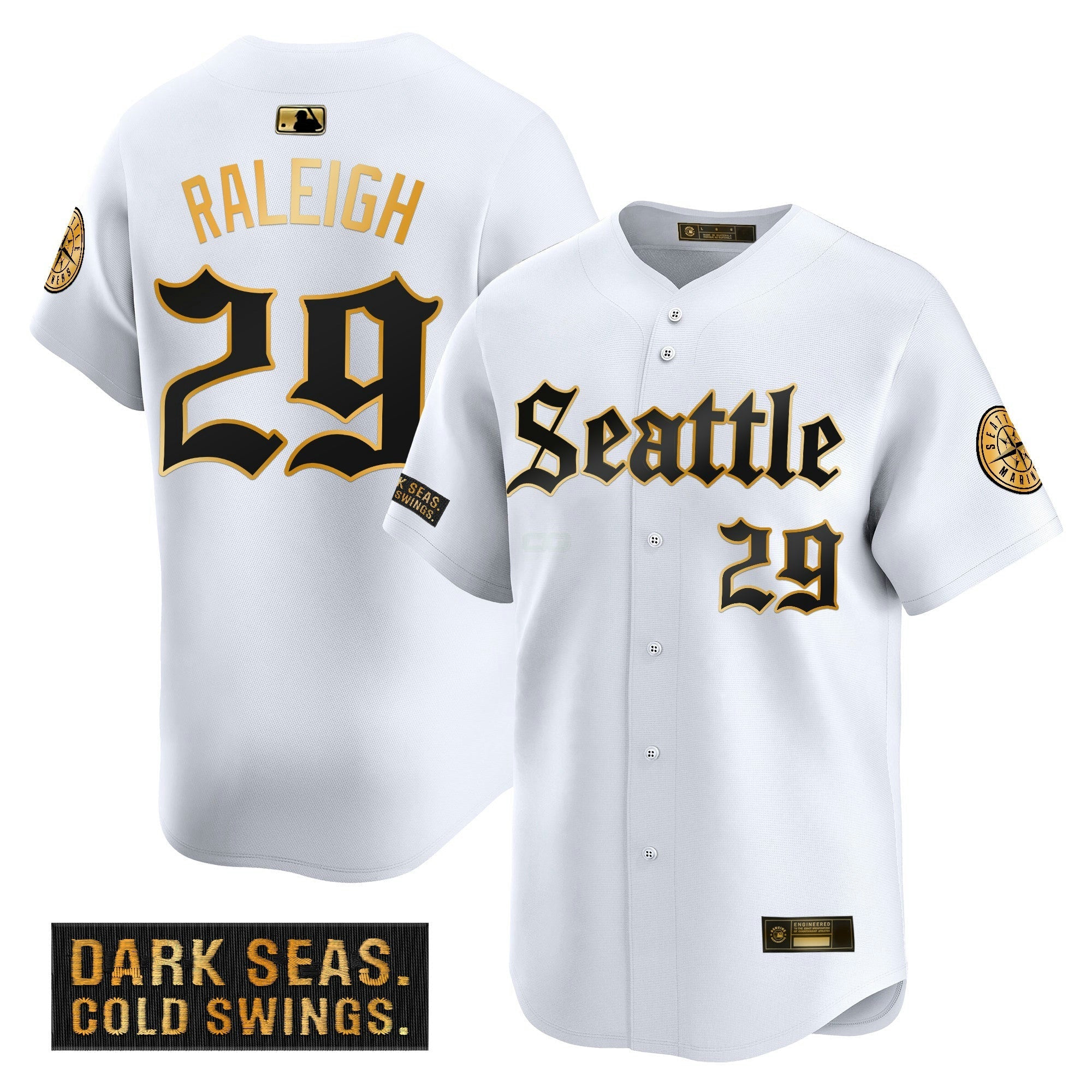 Camisa MLB Deep Sea Gothic Edition’ Dourada Limited Jersey