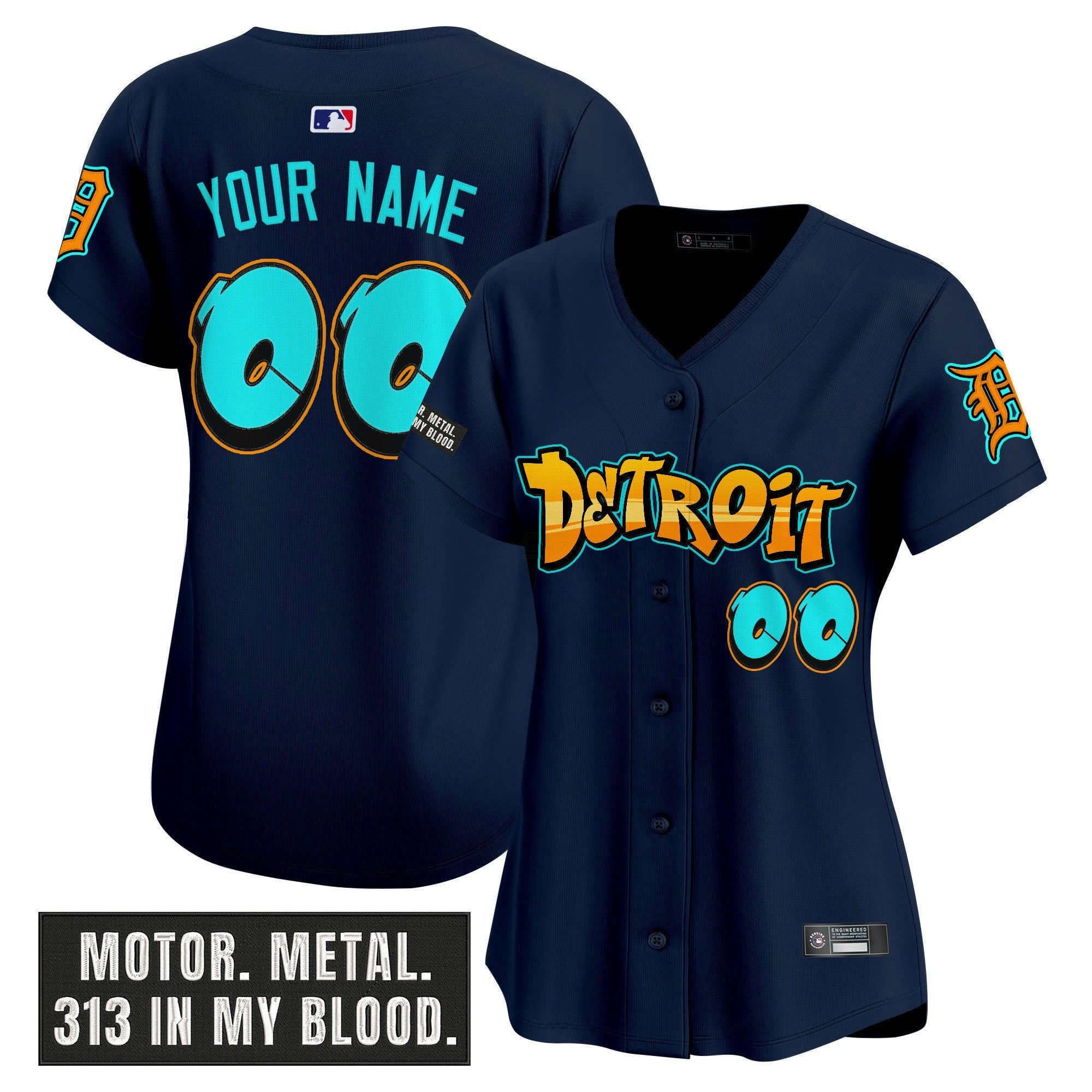 Camisa MLB Detroit ‘Graffiti Motor City Edition’ Vapor Premier Limited Jersey