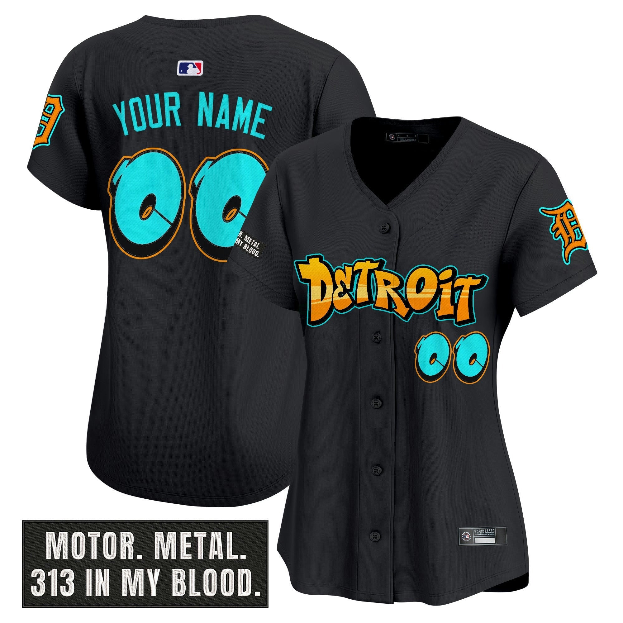Camisa MLB Detroit ‘Graffiti Motor City Edition’ Vapor Premier Limited Jersey