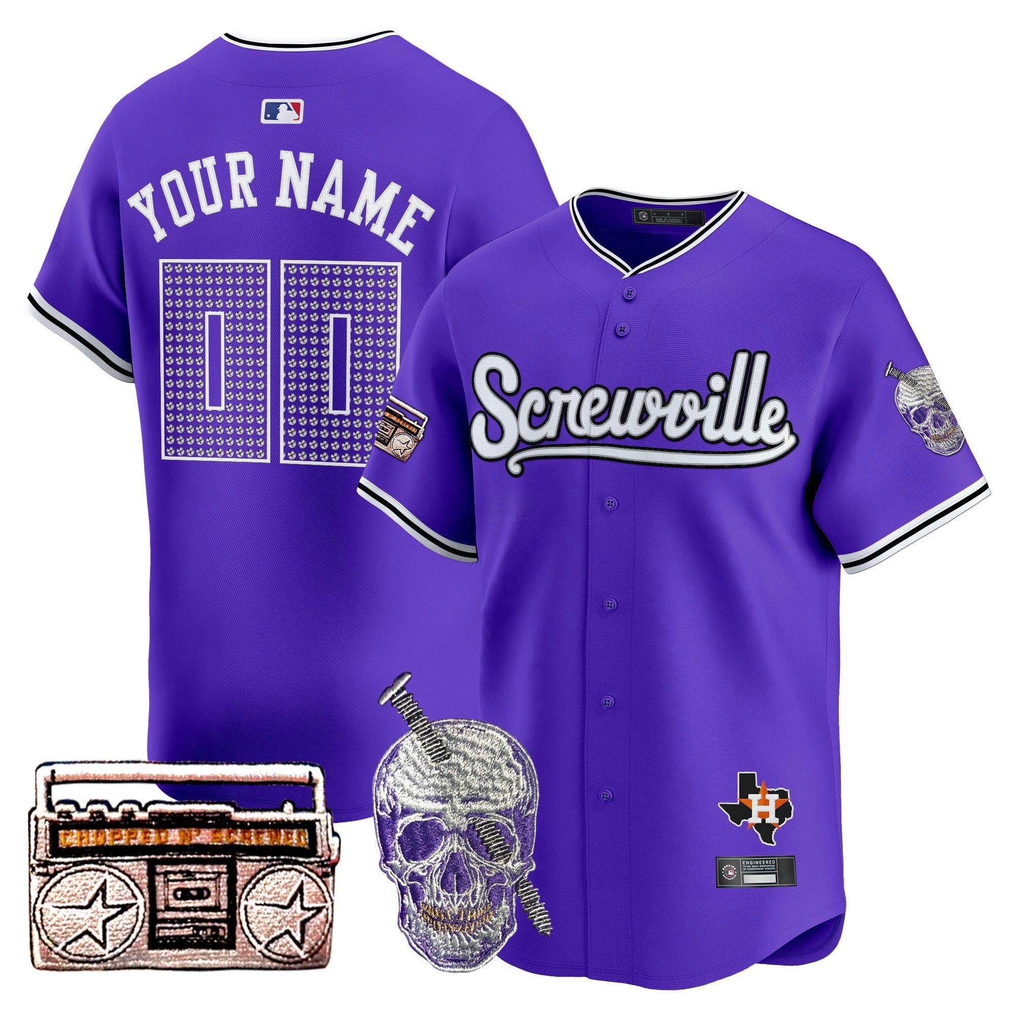 Camisa MLB DJ Screw 2025 Vapor Premier Limited Jersey - Custom
