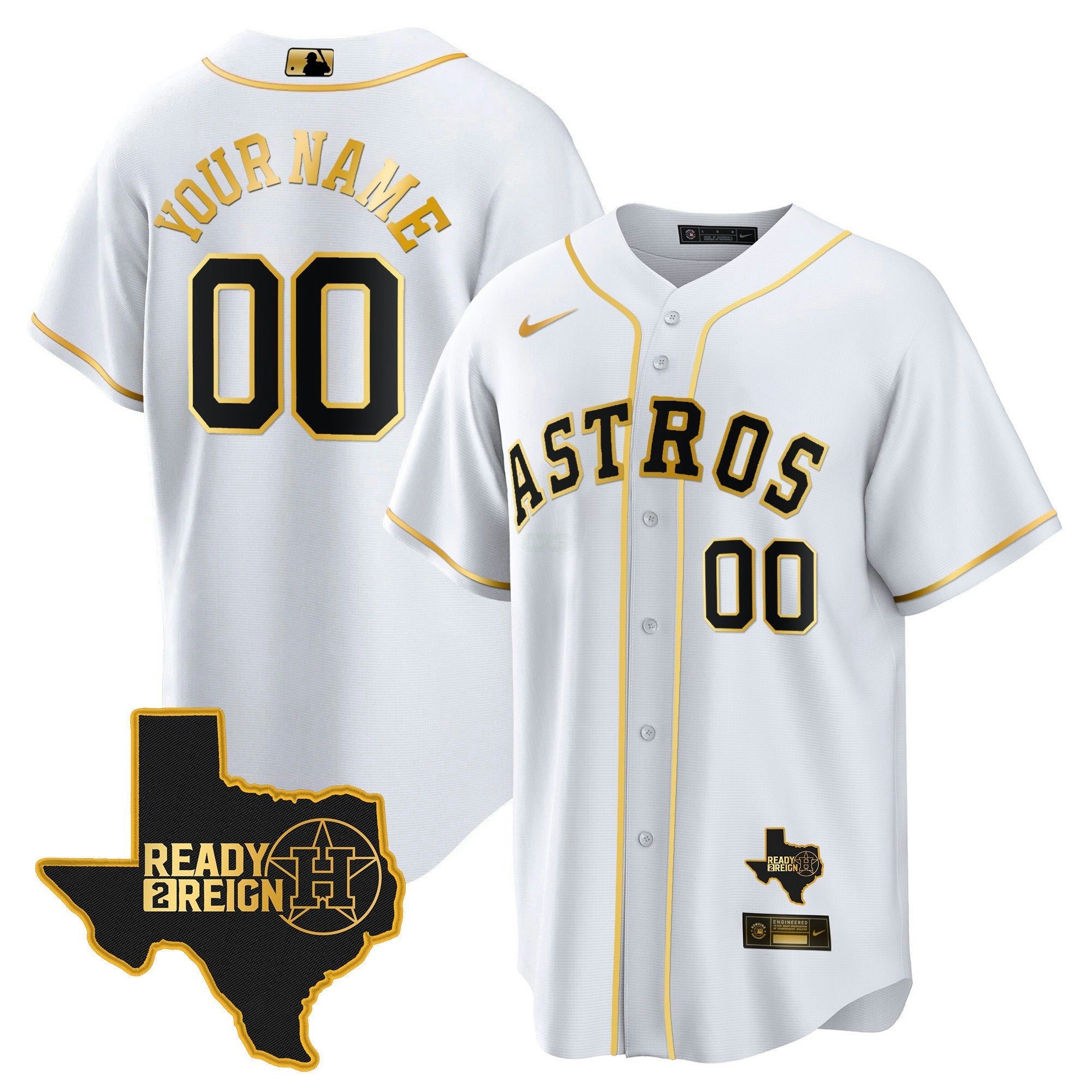 Camisa MLB Houston 2024 Ready 2 Reign Cool Base Jersey