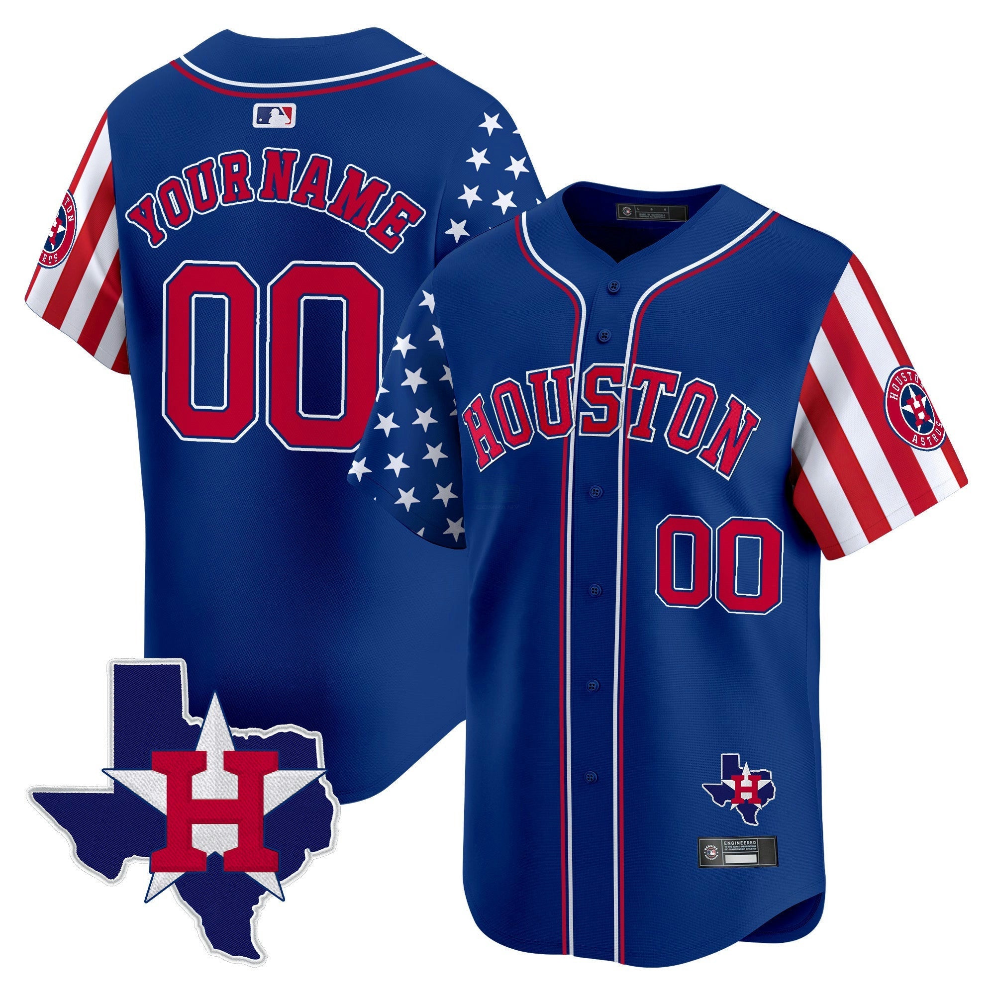 Camisa MLB Houston 2025 Independence Day Vapor Premier Limited Jersey V2