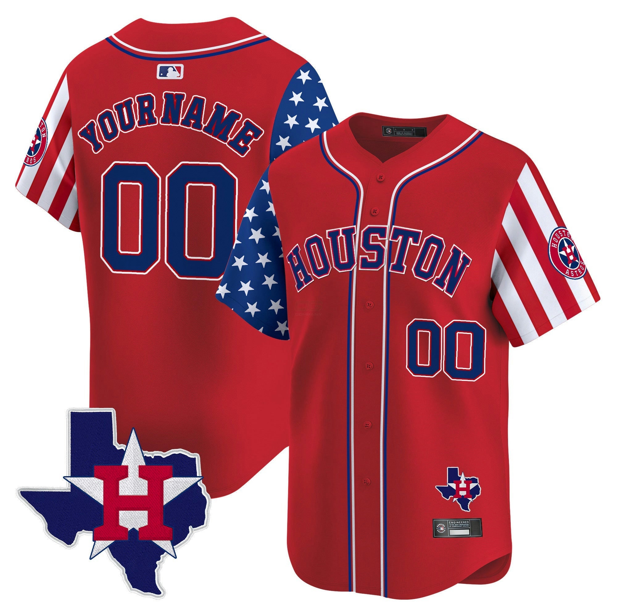 Camisa MLB Houston 2025 Independence Day Vapor Premier Limited Jersey V2