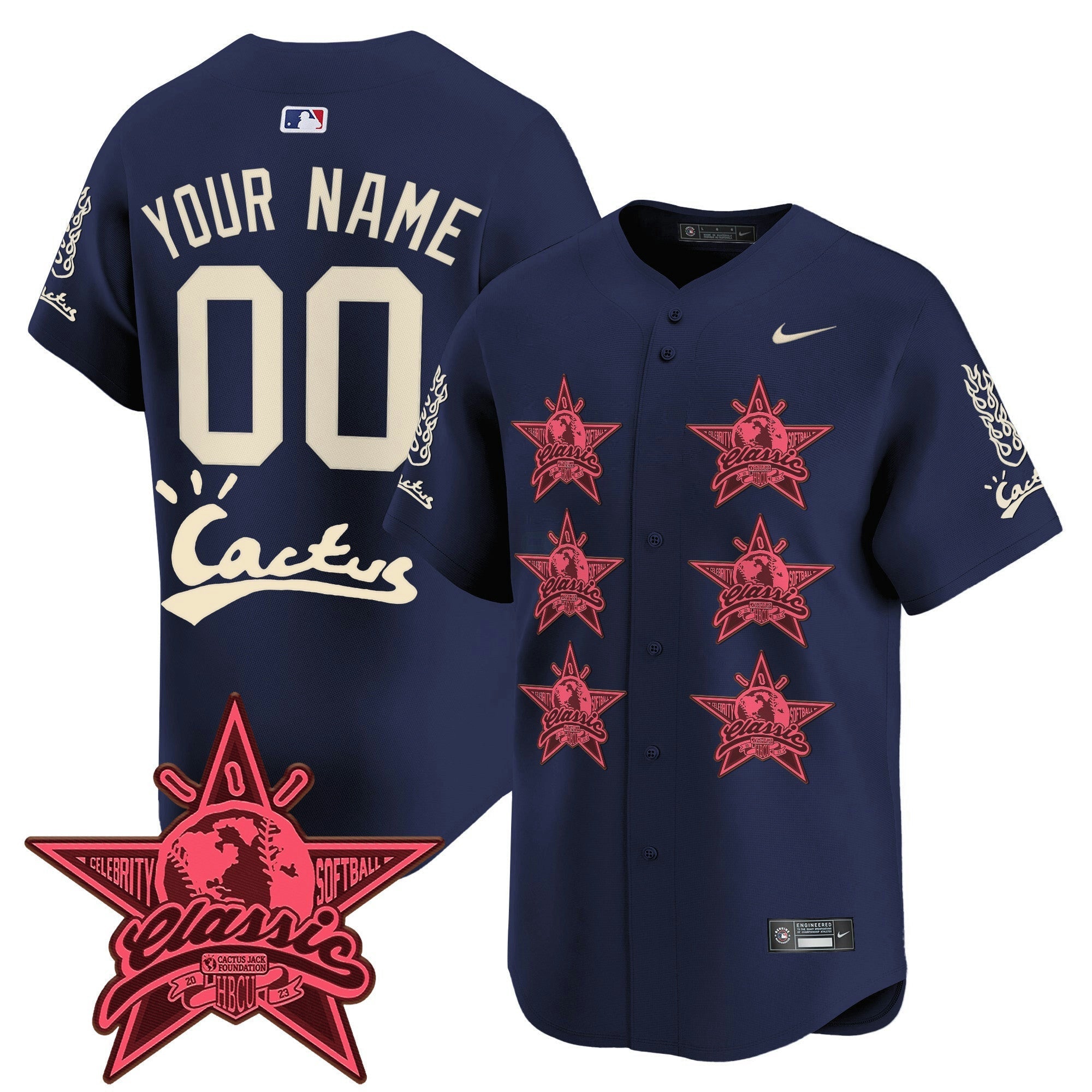Camisa MLB Houston Cactus Jack 2025 Vapor Premier Limited Jersey V2