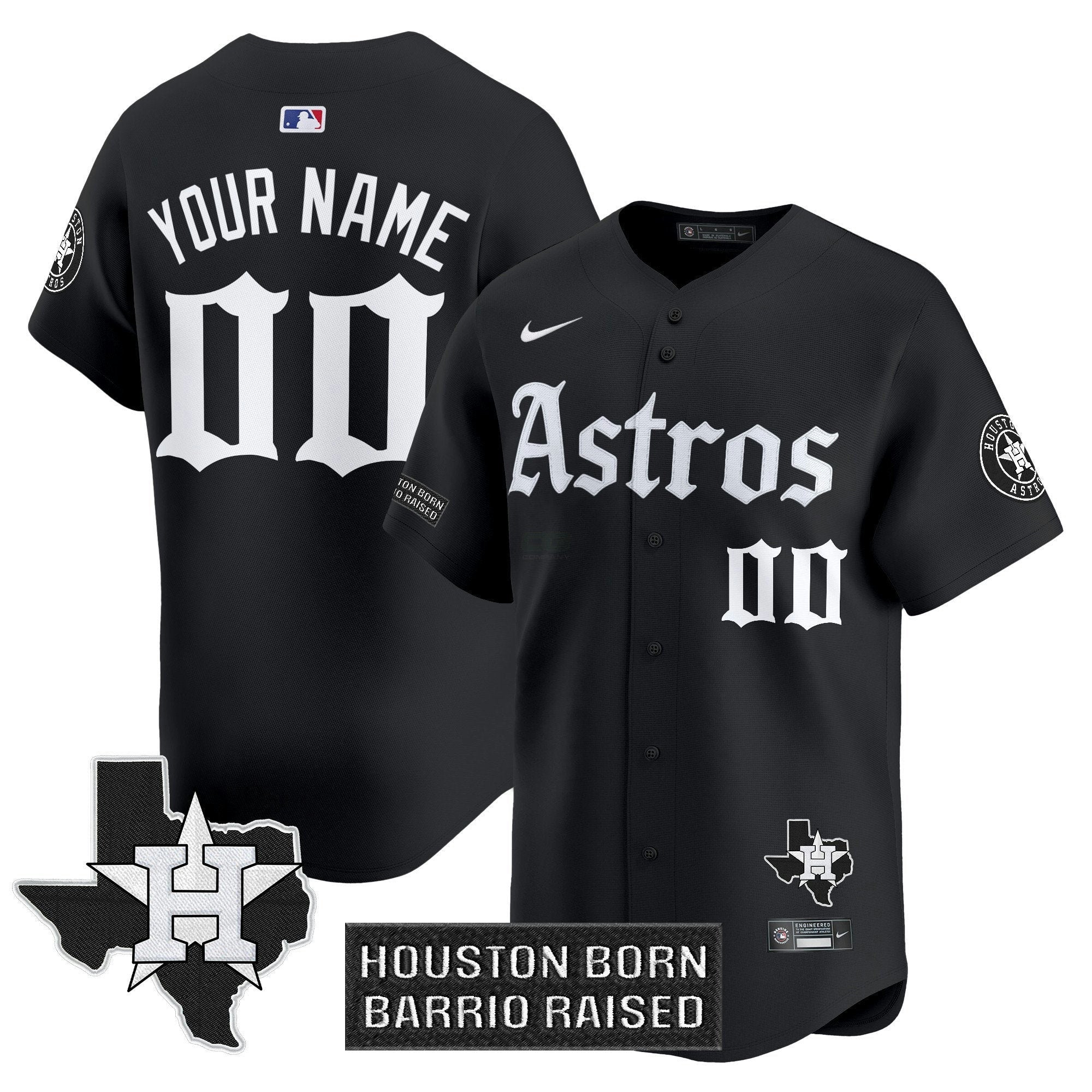 Camisa MLB Houston ‘Gothic Edition’ Vapor Premier Limited Jersey
