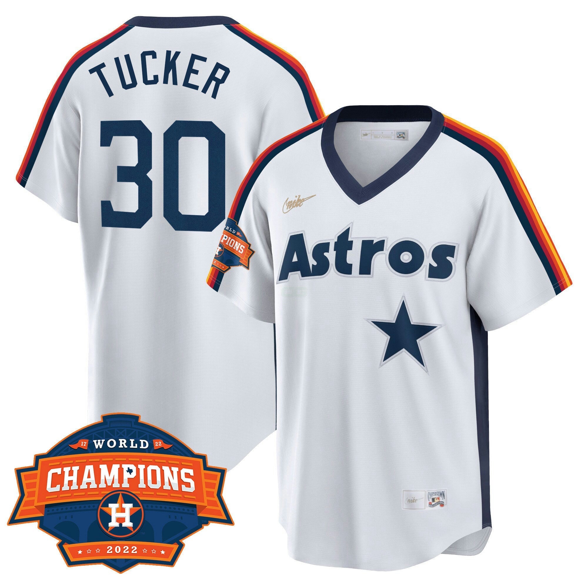 Camisa MLB Houston Home Cooperstown 2022 Champions Limited Player Jersey