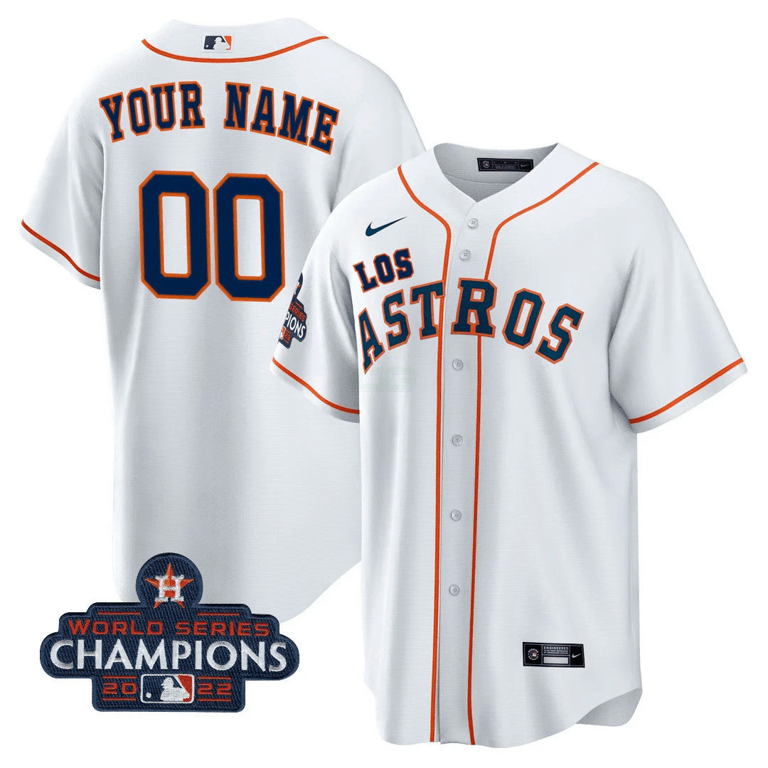 Camisa MLB Houston “Los ” Hispanic Heritage Champions Patch Jersey