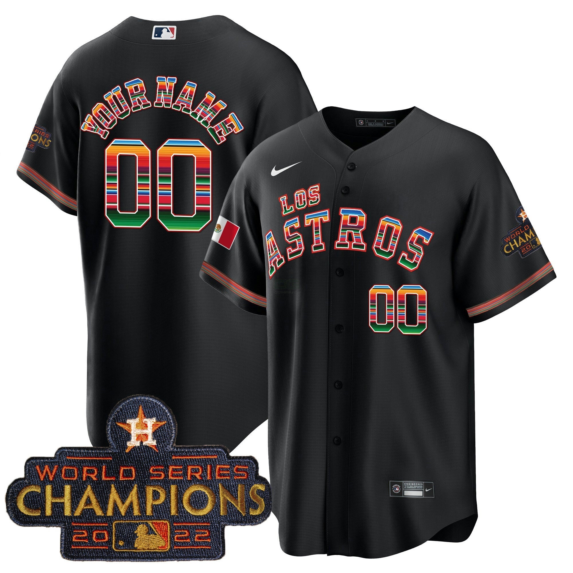 Camisa MLB Houston Los Mexico Jersey