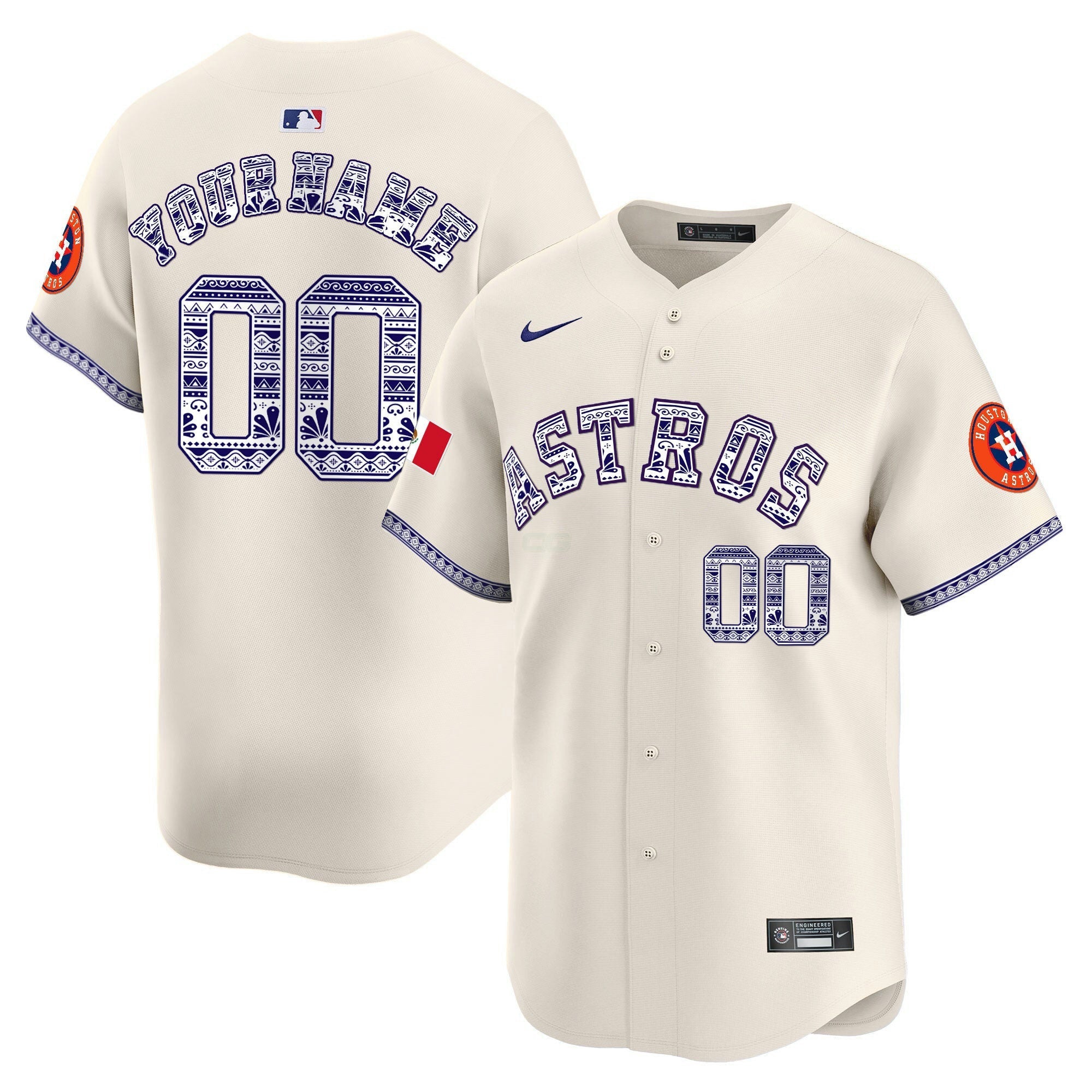 Camisa MLB Houston Mexico Vapor Premier Limited Jersey V2